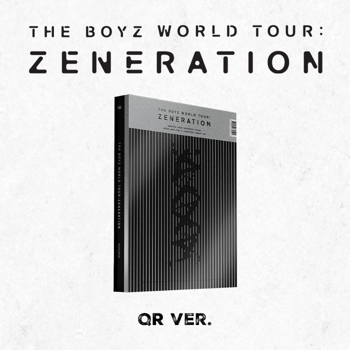 THE BOYZ 2ND WORLD TOUR 'ZENERATION' QR VERSION COVER