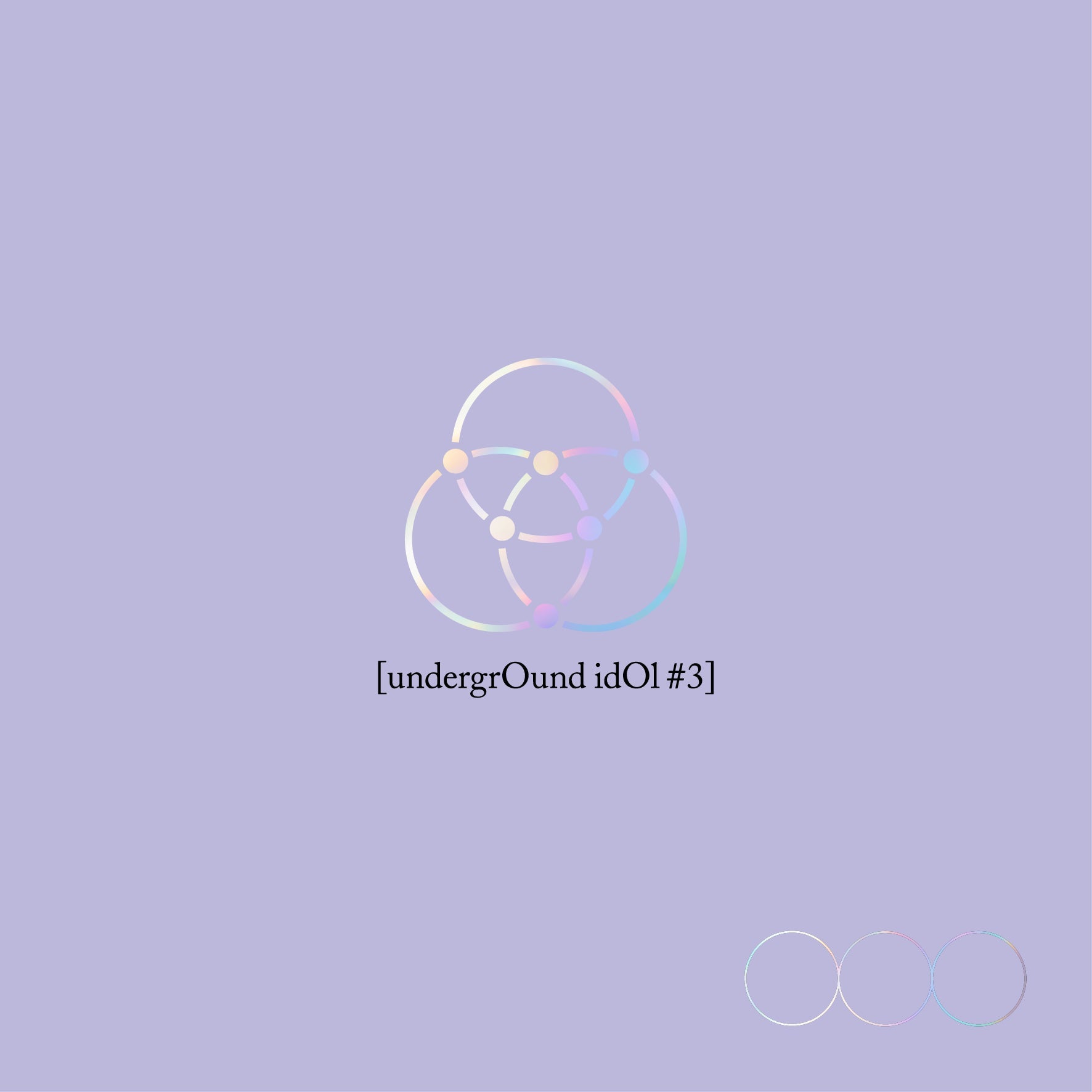 JUNJI (ONLYONEOF) ALBUM 'UNDERGROUND IDOL #3' COVER