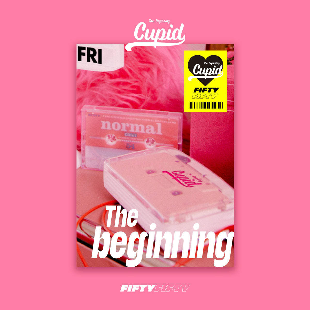 FIFTY FIFTY 1ST SINGLE ALBUM 'THE BEGINNING: CUPID' NERD VERSION COVER