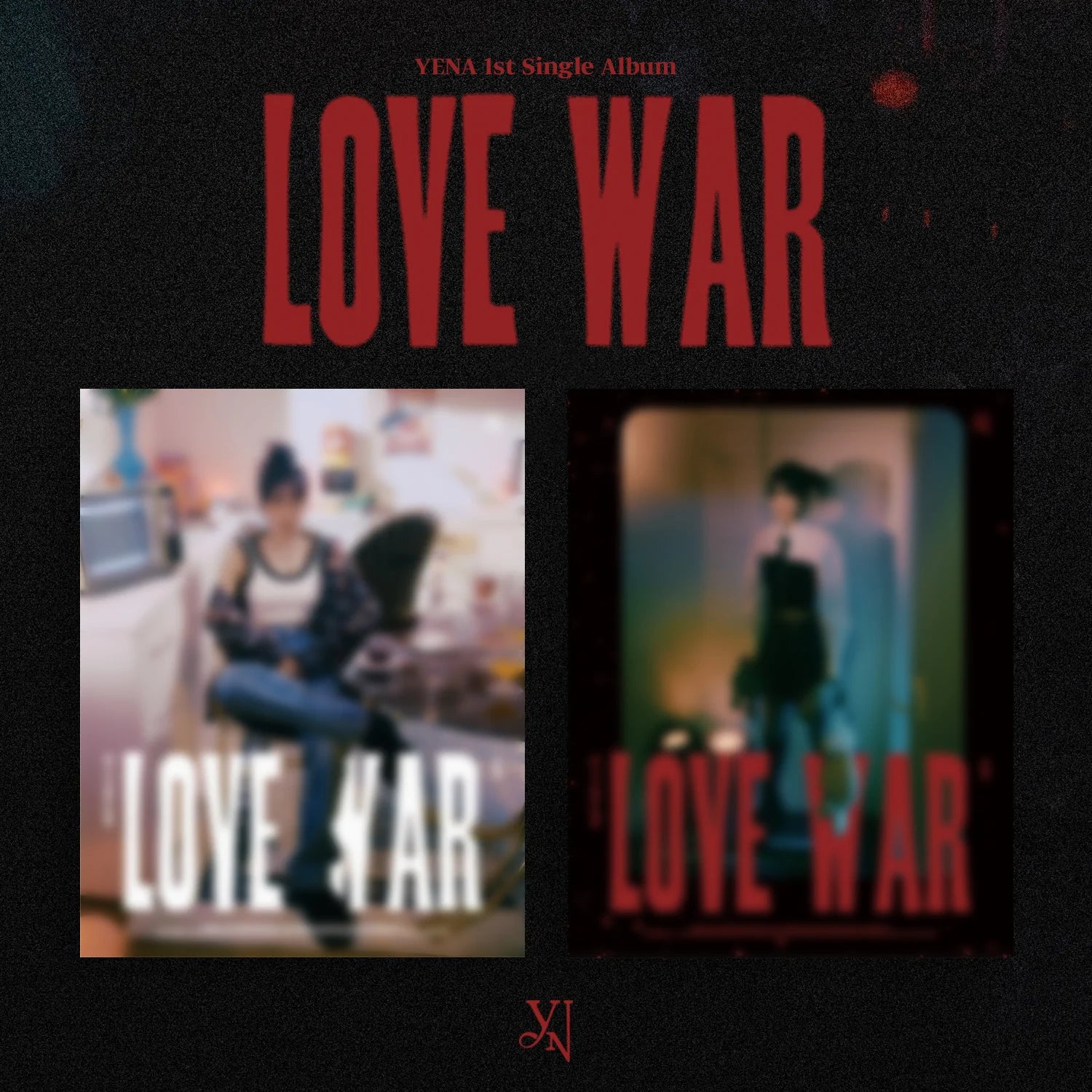 YENA 1ST SINGLE ALBUM 'LOVE WAR' COVER