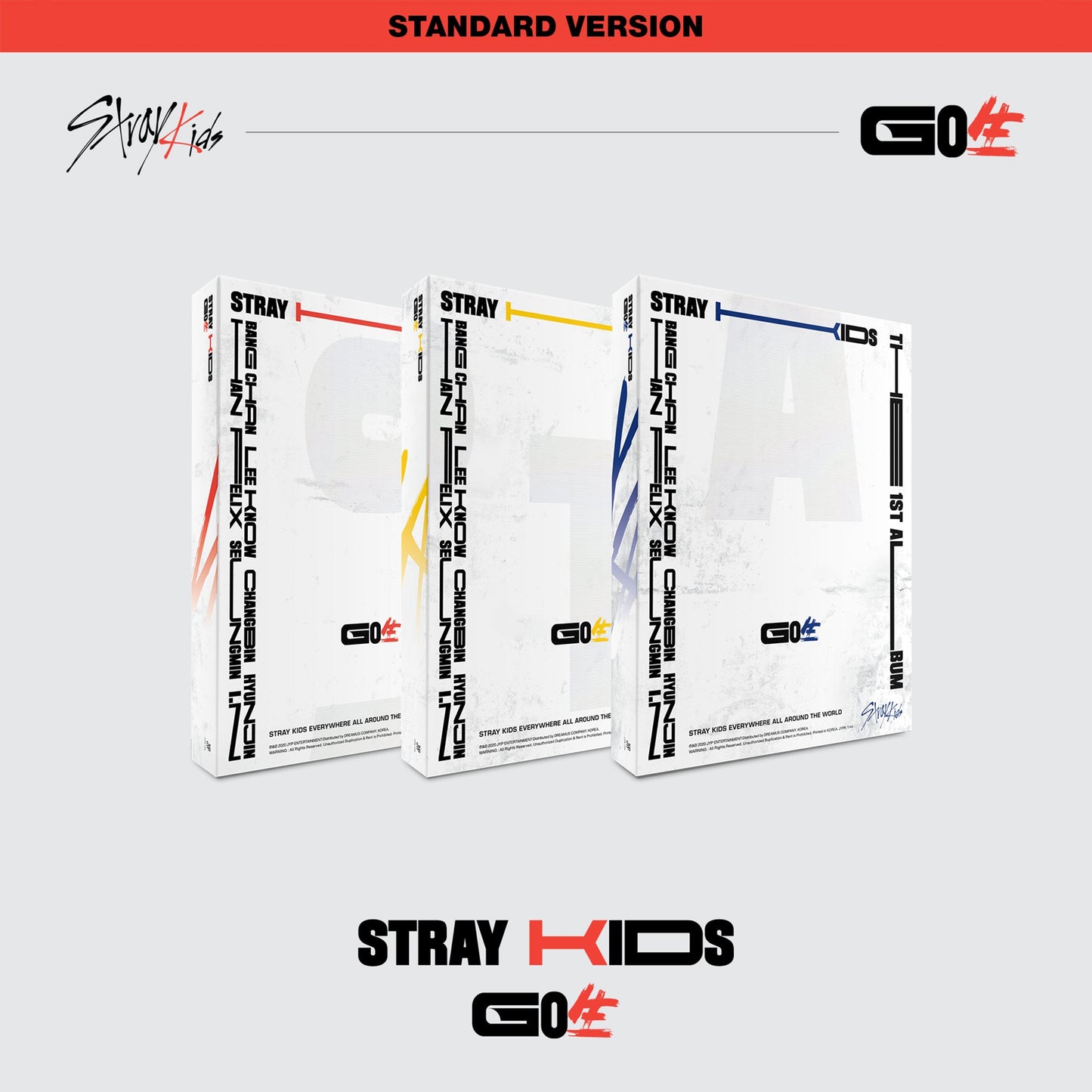 STRAY KIDS 1ST ALBUM 'GO生 (GO LIVE)' SET COVER