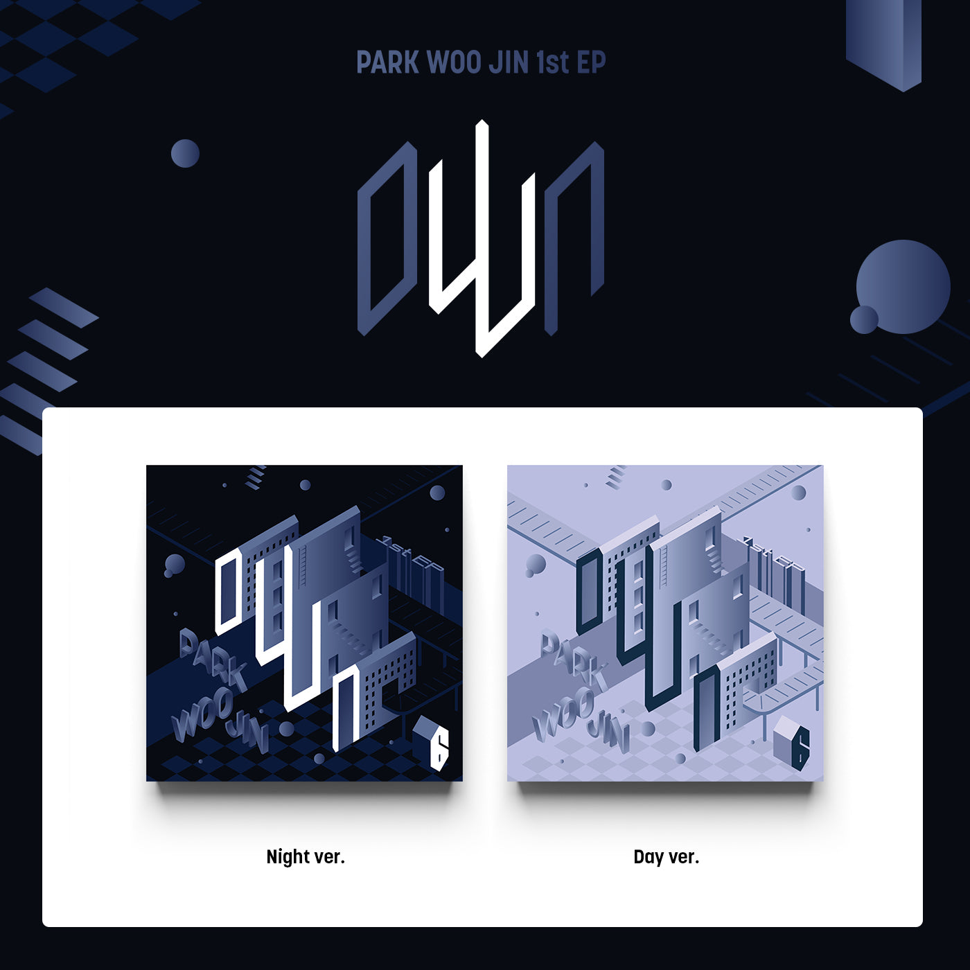 PARK WOO JIN (AB6IX) 1ST EP ALBUM 'OWN' SET COVER