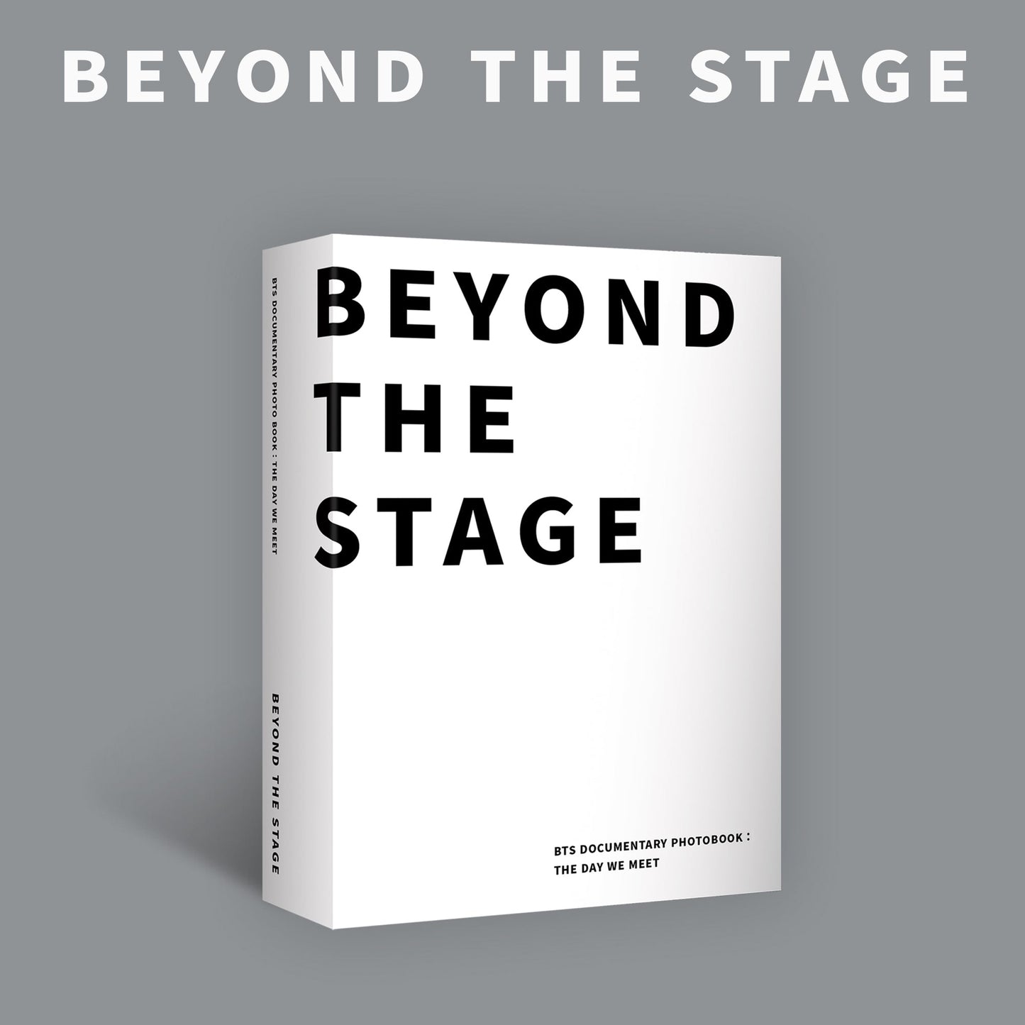 BTS BEYOND THE STAGE DOCUMENTARY PHOTOBOOK 'THE DAY WE MEET' COVER