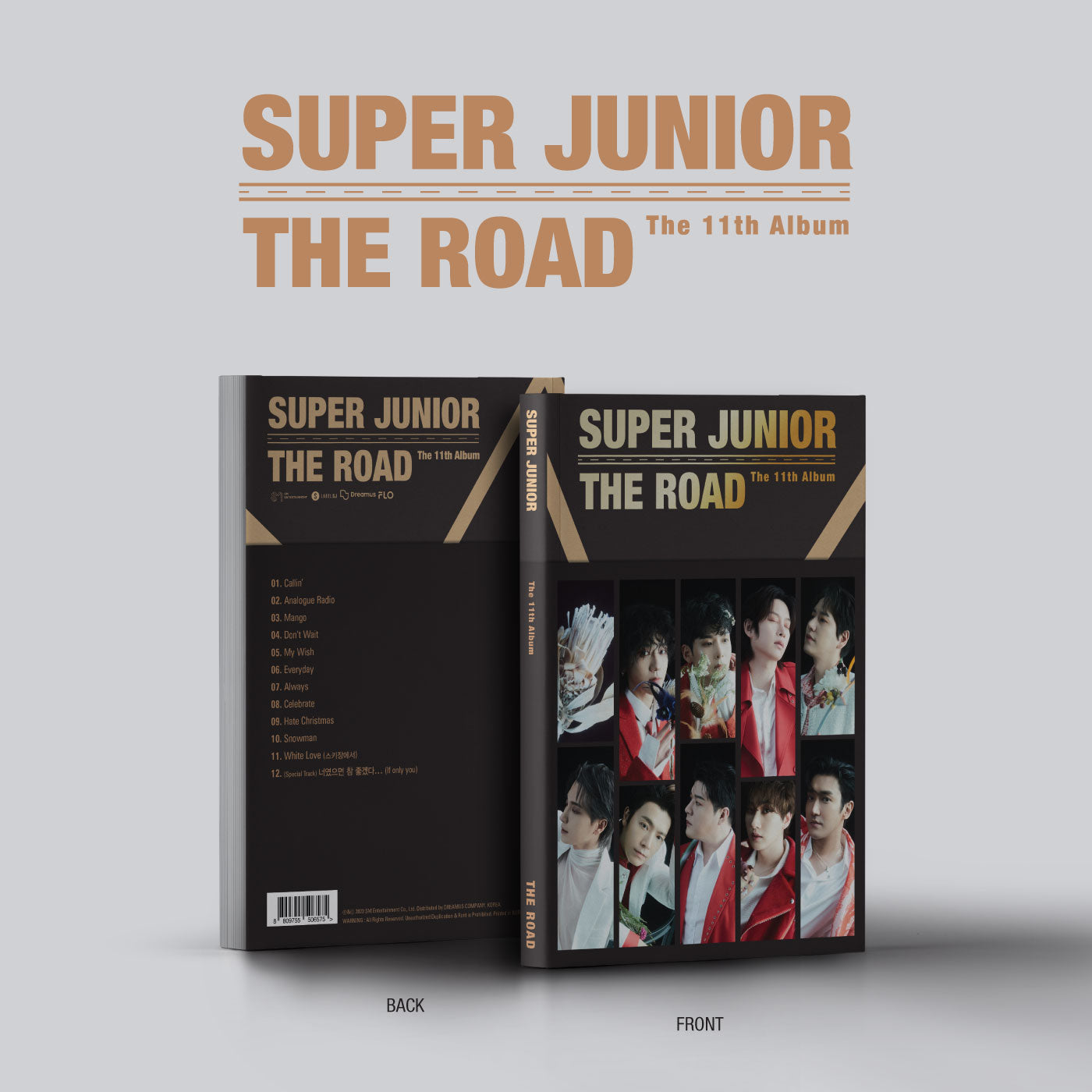SUPER JUNIOR 11TH ALBUM 'THE ROAD' COVER
