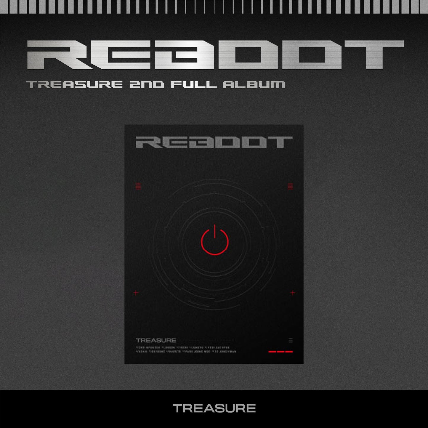 TREASURE 2ND FULL ALBUM 'REBOOT' (PHOTOBOOK) VERSION 1 COVER