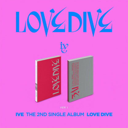 IVE 2ND SINGLE ALBUM 'LOVE DIVE' VERSION 1 COVER