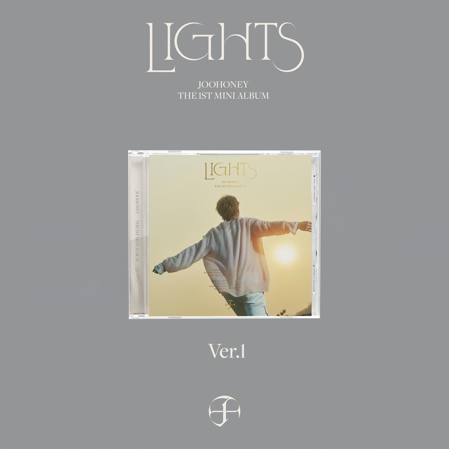JOOHONEY 1ST MINI ALBUM 'LIGHTS' (JEWEL) VERSION 1 COVER