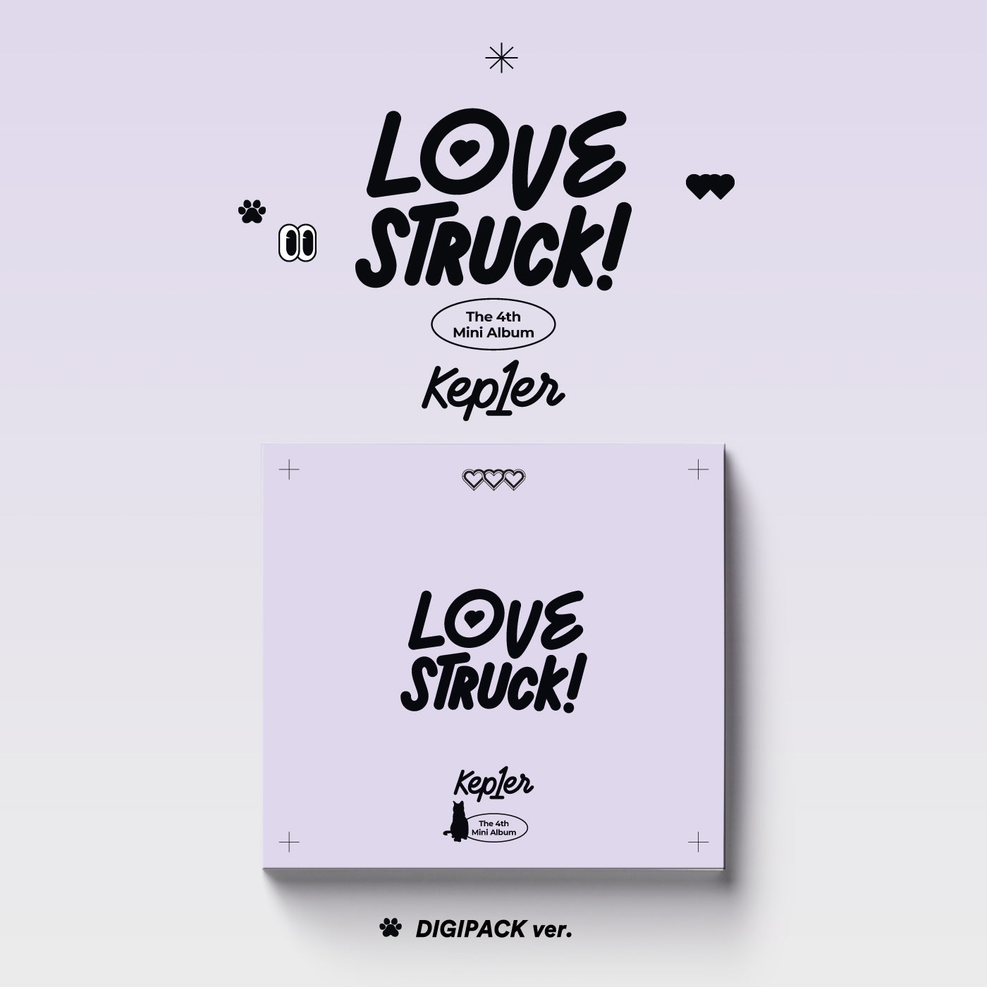 KEP1ER 4TH MINI ALBUM 'LOVESTRUCK!' (DIGIPACK) COVER