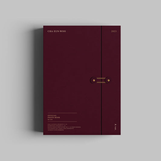 CHA EUN-WOO 2023 OFFICIAL PHOTOBOOK IN LA A VERSION COVER