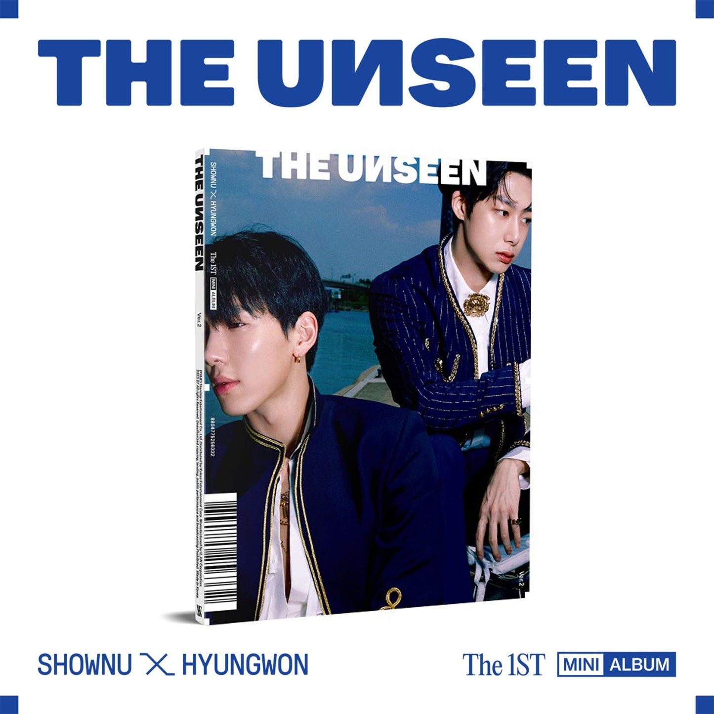 SHOWNU X HYUNGWON 1ST MINI ALBUM 'THE UNSEEN' VERSION 2 COVER