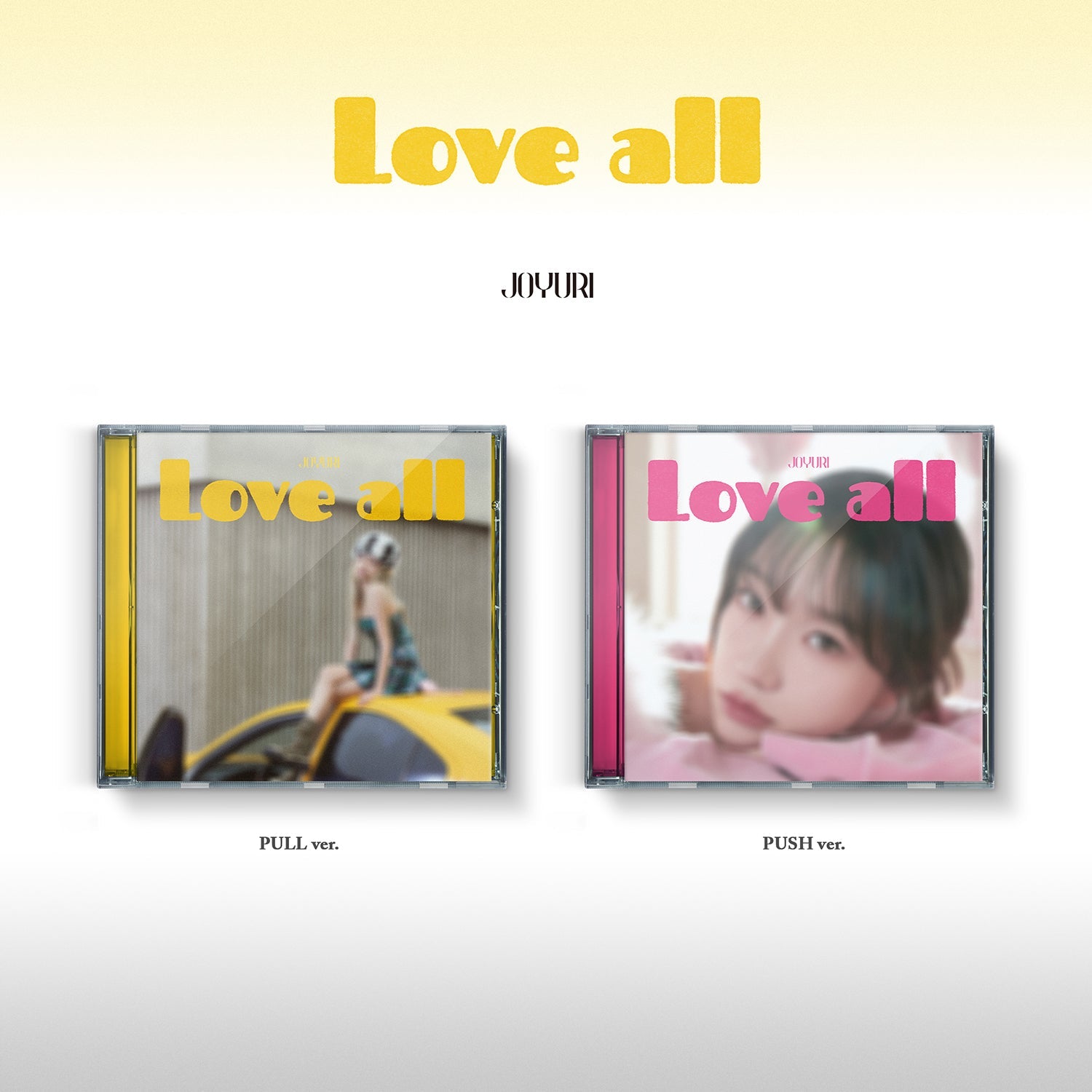 JO YURI 2ND MINI ALBUM 'LOVE ALL' (JEWEL) SET COVER