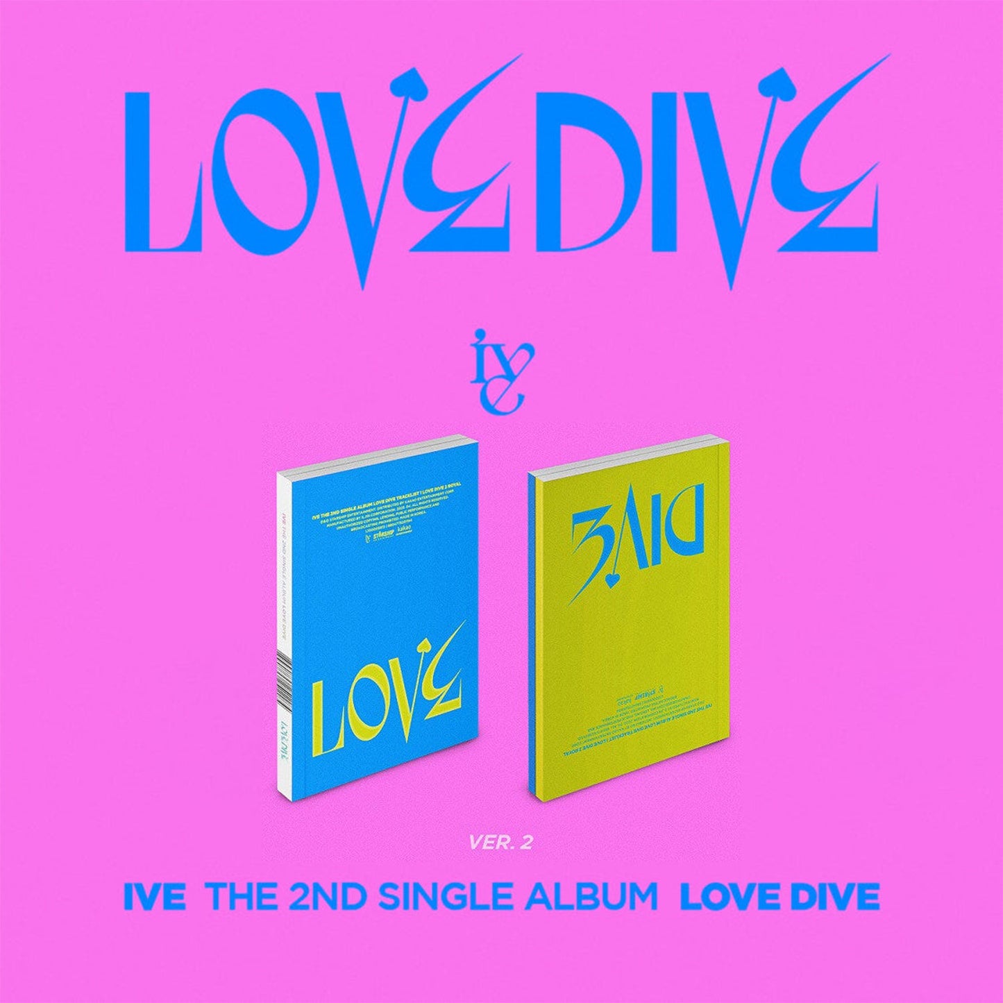 IVE 2ND SINGLE ALBUM 'LOVE DIVE' VERSION 2 COVER