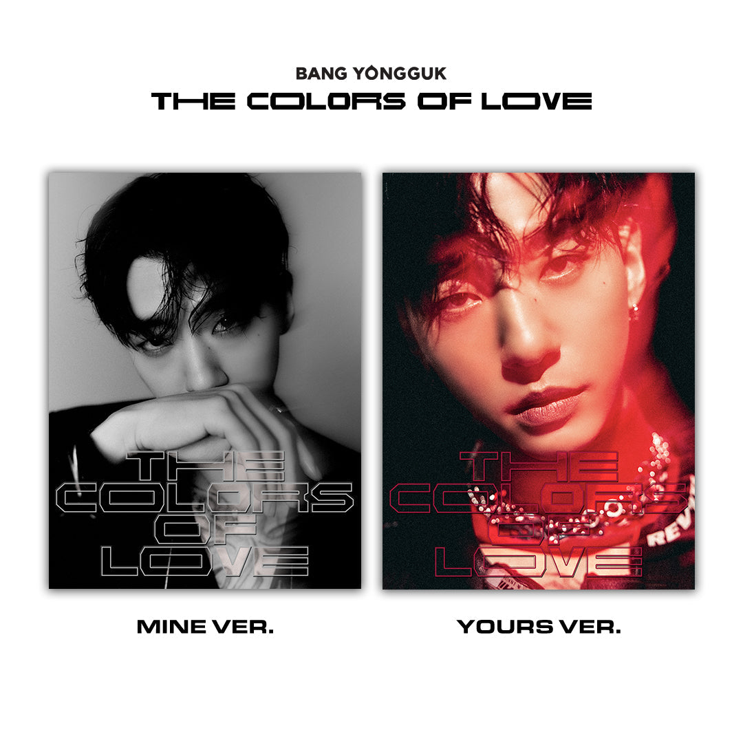 BANG YONGGUK 2ND MINI ALBUM 'THE COLORS OF LOVE' SET COVER
