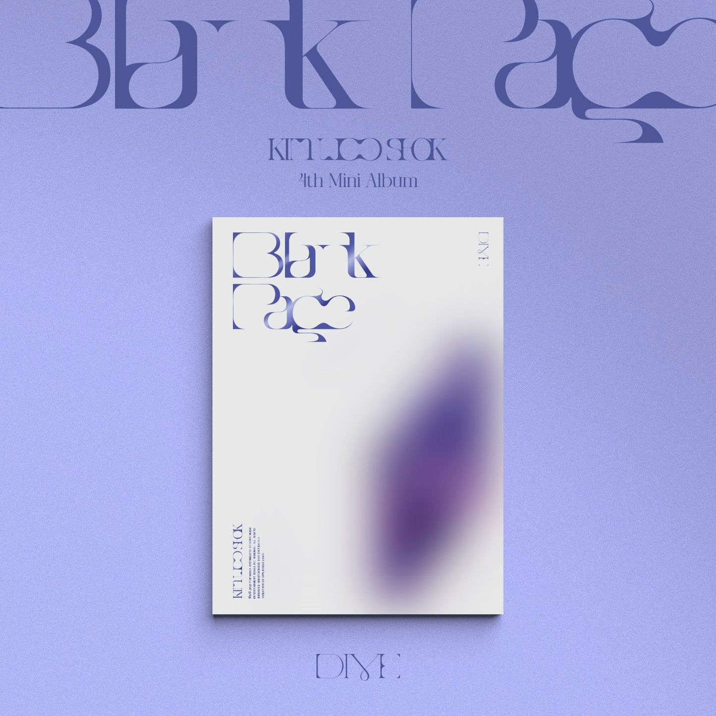 KIM WOO SEOK 4TH MINI ALBUM 'BLANK PAGE' DIVE VERSION COVER