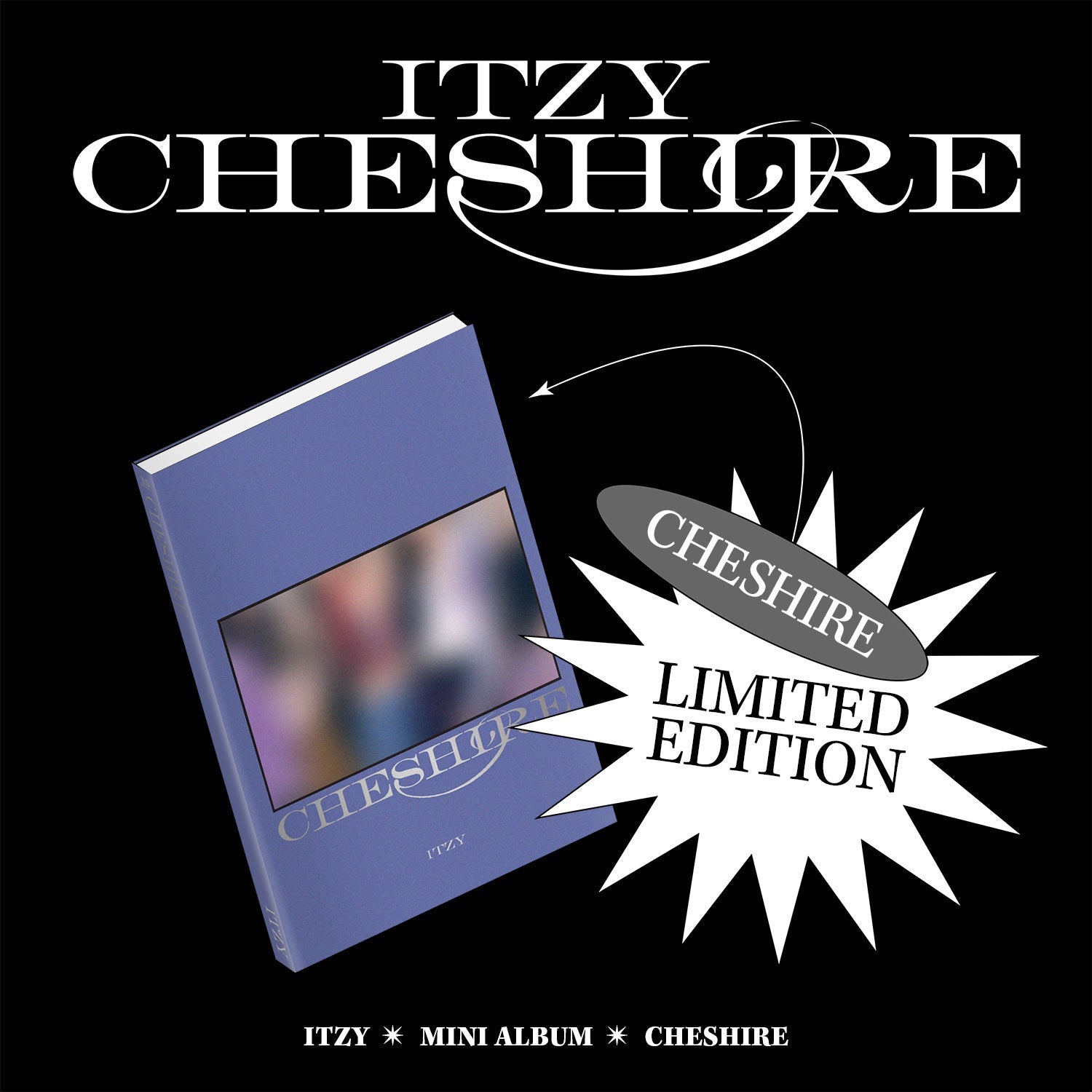 ITZY ALBUM 'CHESHIRE' LIMITED VERSION COVER