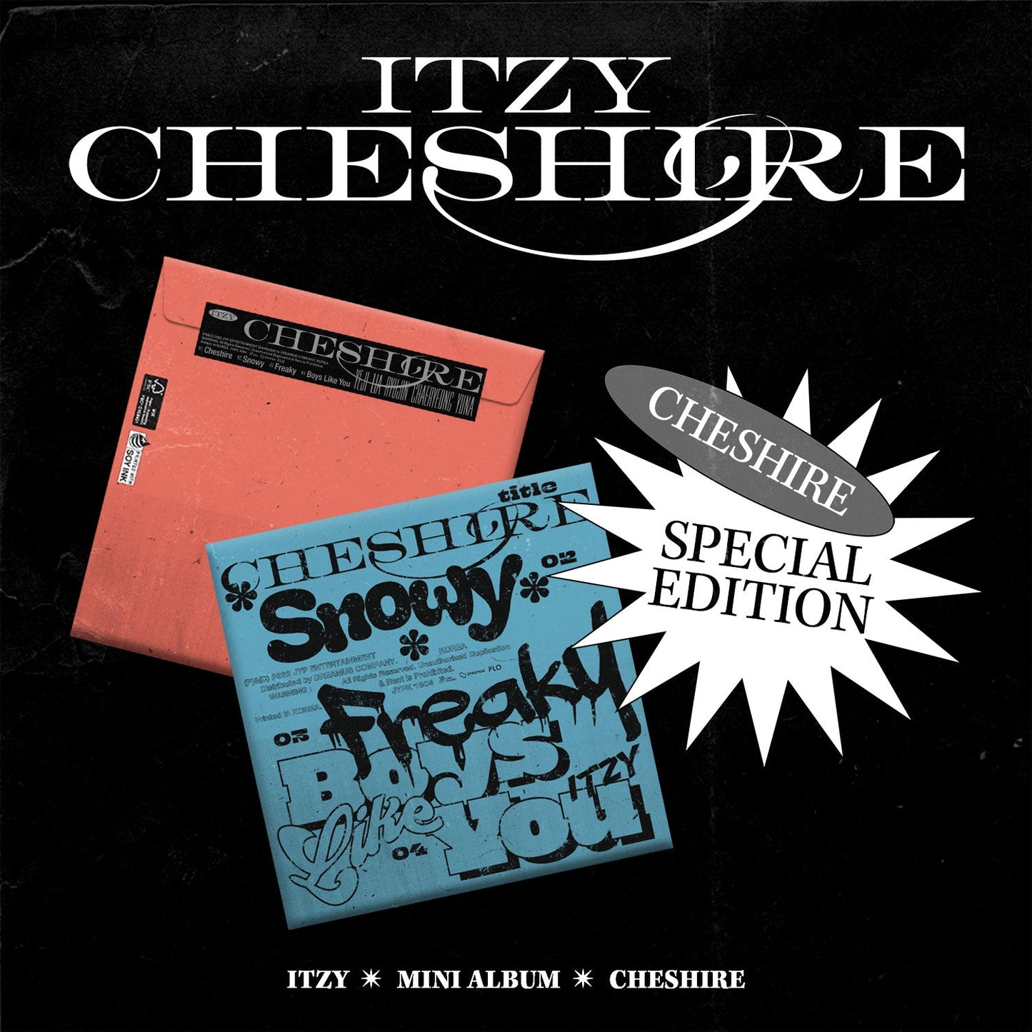 ITZY MINI ALBUM 'CHESHIRE' (SPECIAL EDITION) COVER