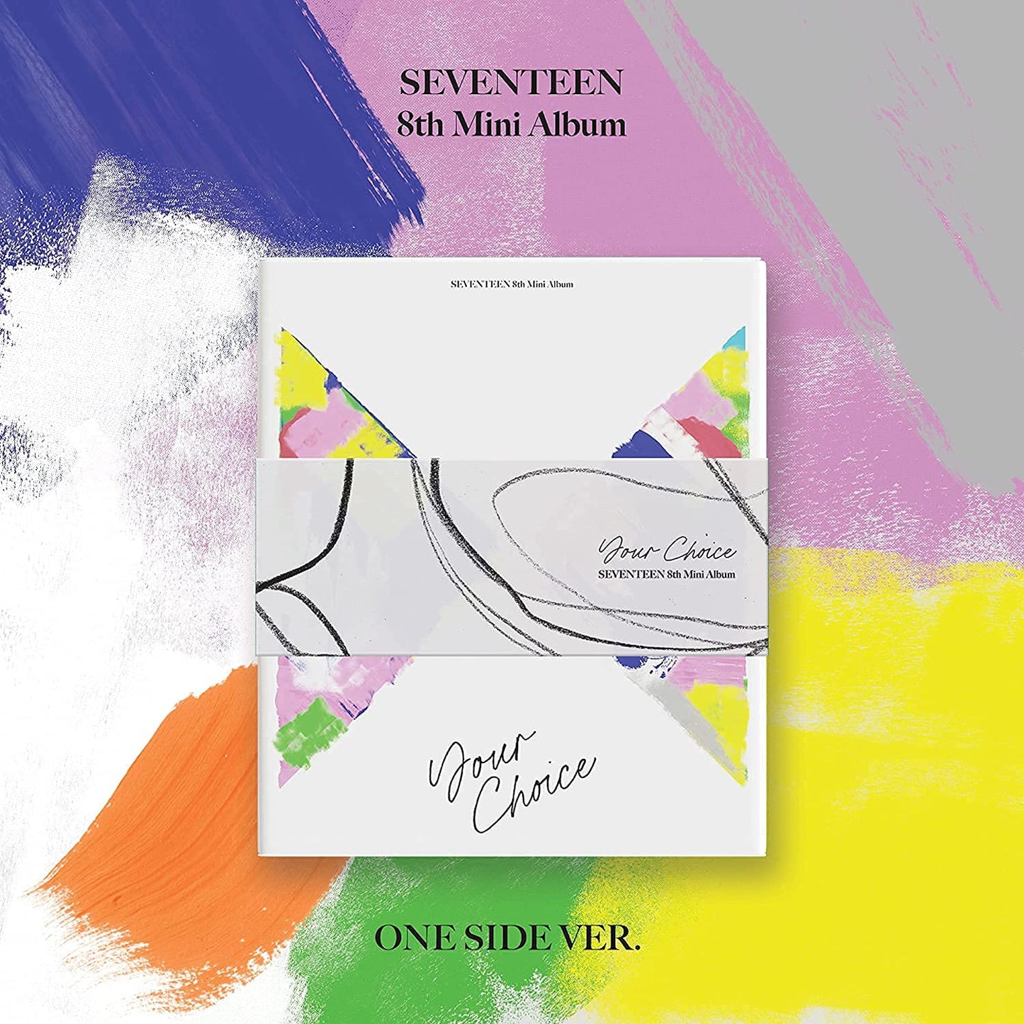 SEVENTEEN 8TH MINI ALBUM 'YOUR CHOICE' ONE SIDE VERSION COVER