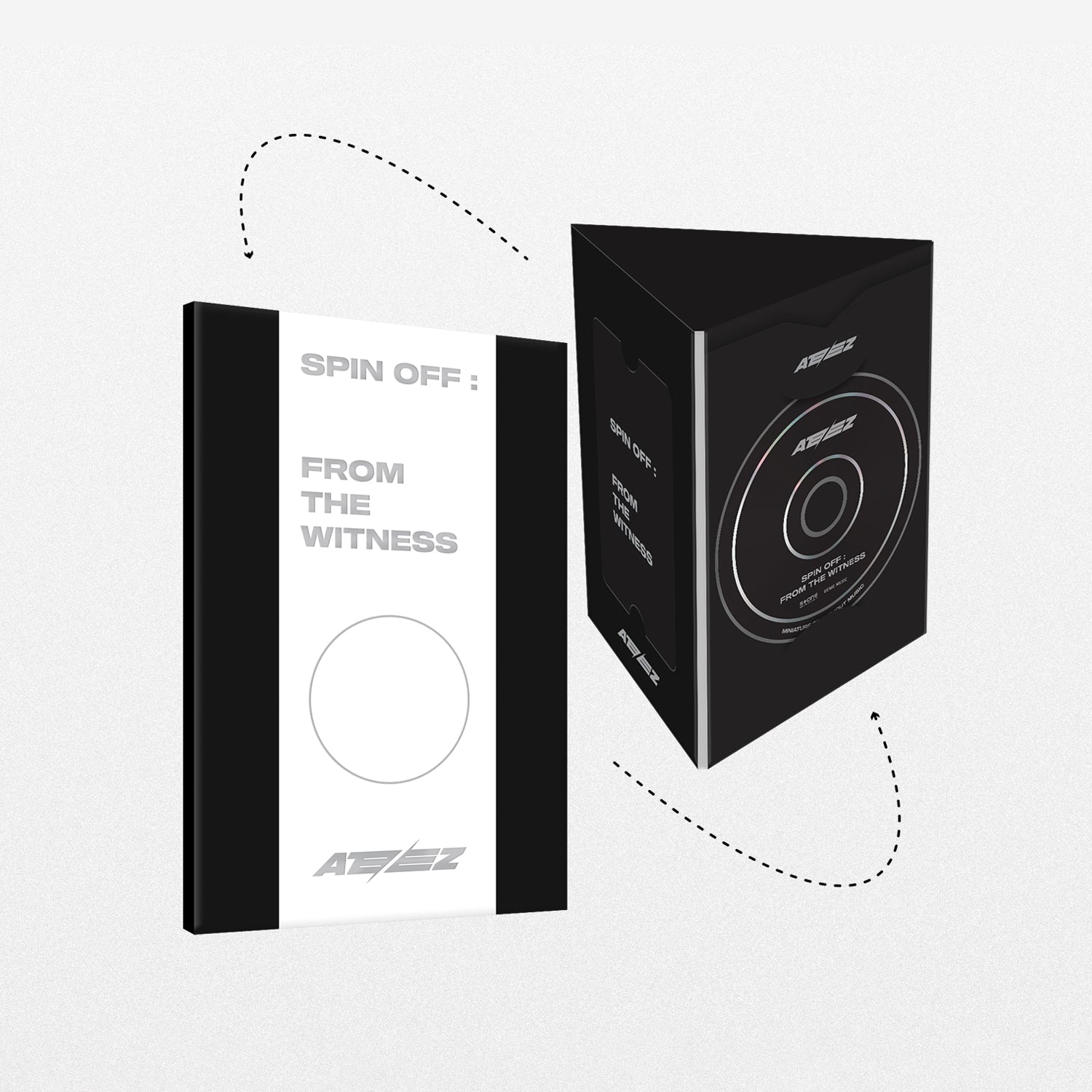 ATEEZ 1ST SINGLE ALBUM 'SPIN OFF : FROM THE WITNESS' (POCA) A VERSION COVER