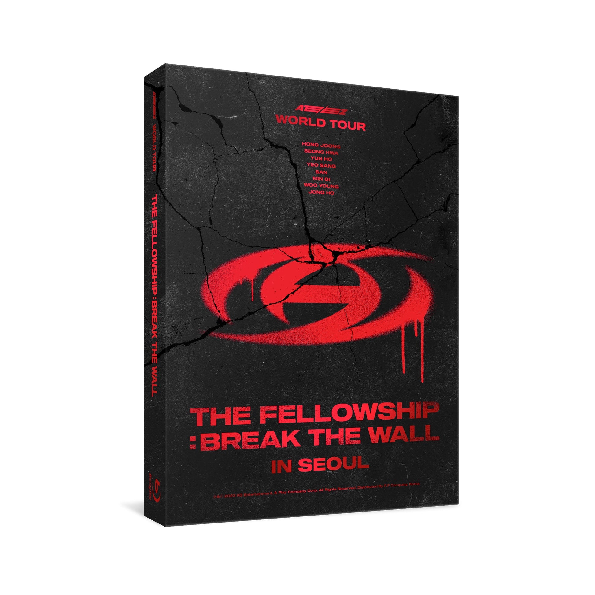 ATEEZ WORLD TOUR 'THE FELLOWSHIP : BREAK THE WALL' IN SEOUL BLU-RAY COVER