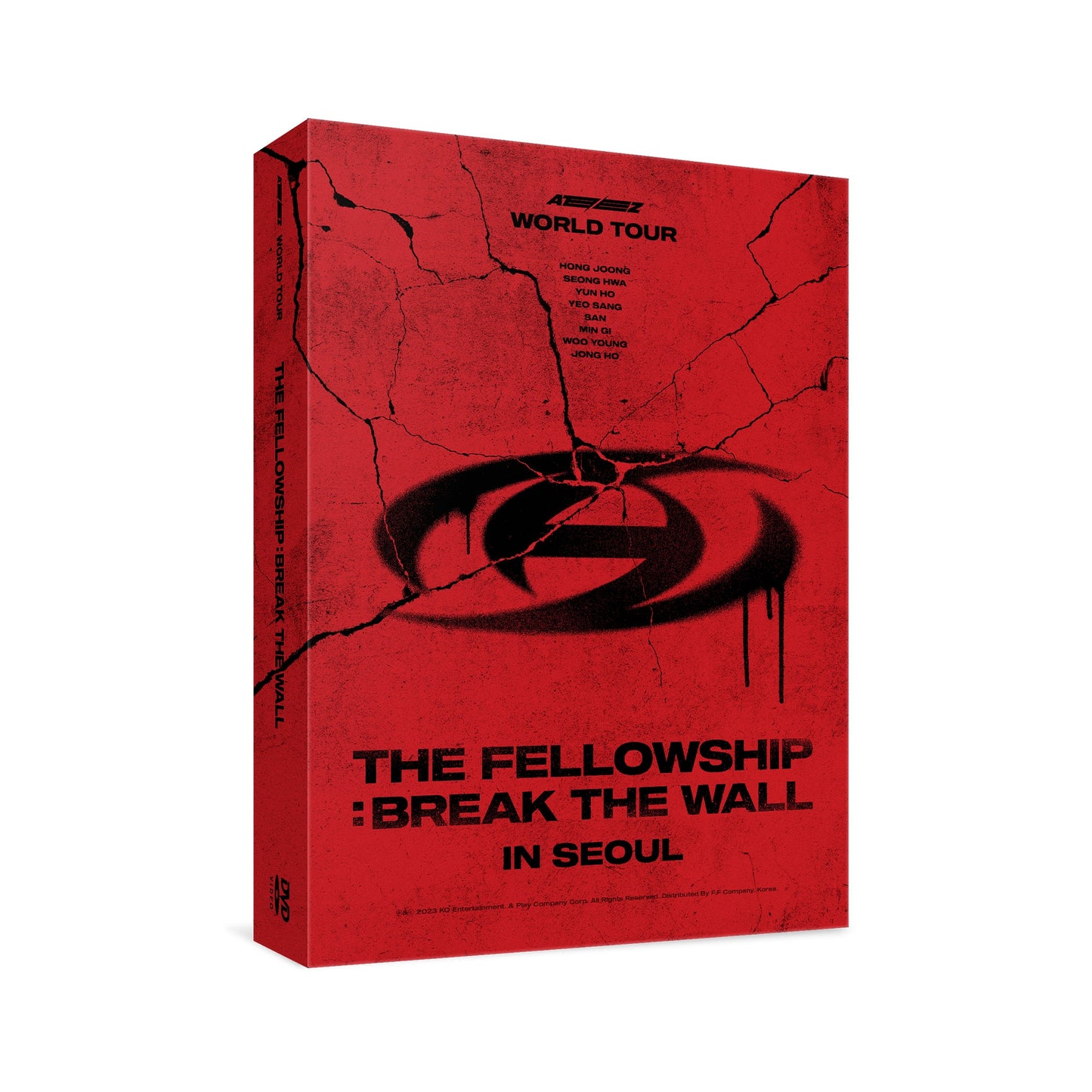 ATEEZ WORLD TOUR 'THE FELLOWSHIP : BREAK THE WALL' IN SEOUL DVD COVER