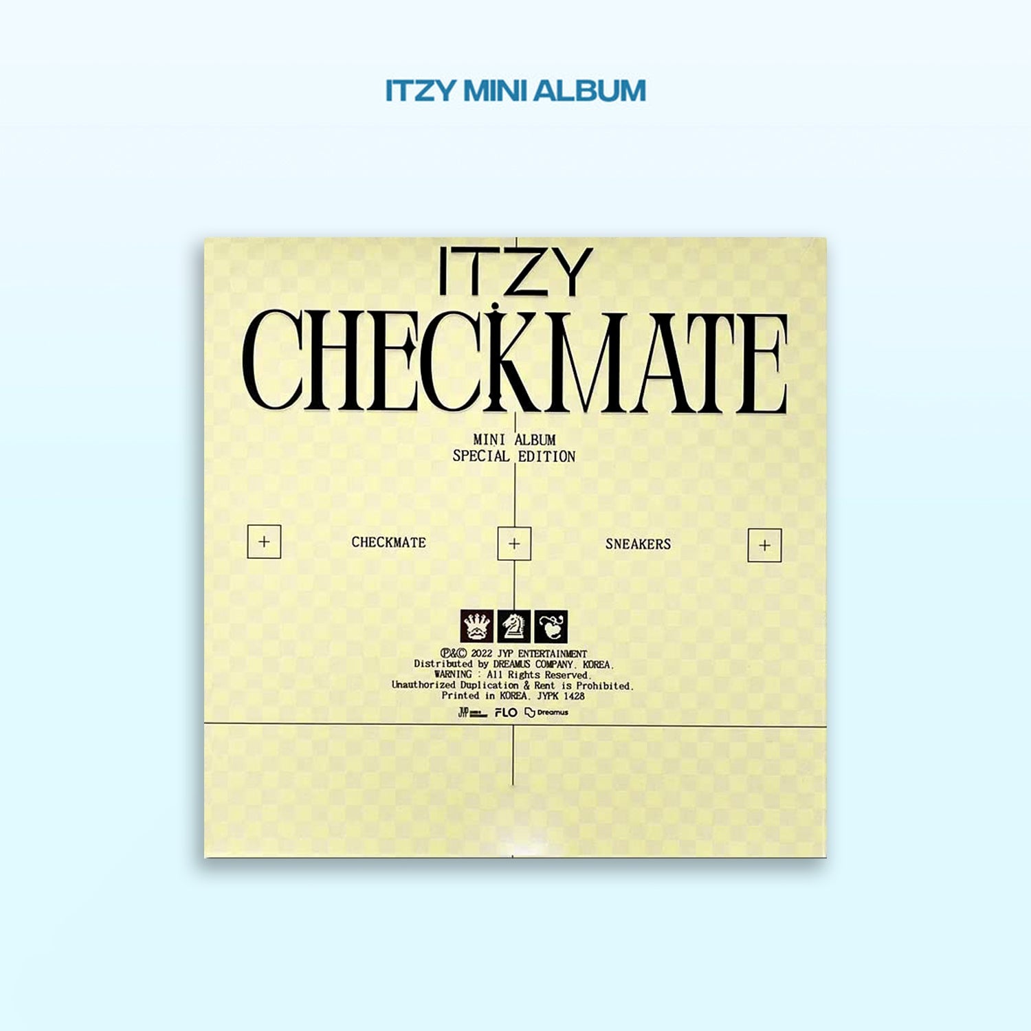 ( Special Edition ) ITZY - CHECKMATE Mini Album ( B Version. )+1ea ITZY  Store Gift Card K-POP SEALED
