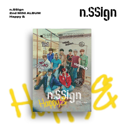 N.SSIGN 2ND MINI ALBUM 'HAPPY &' & WE VERSION COVER
