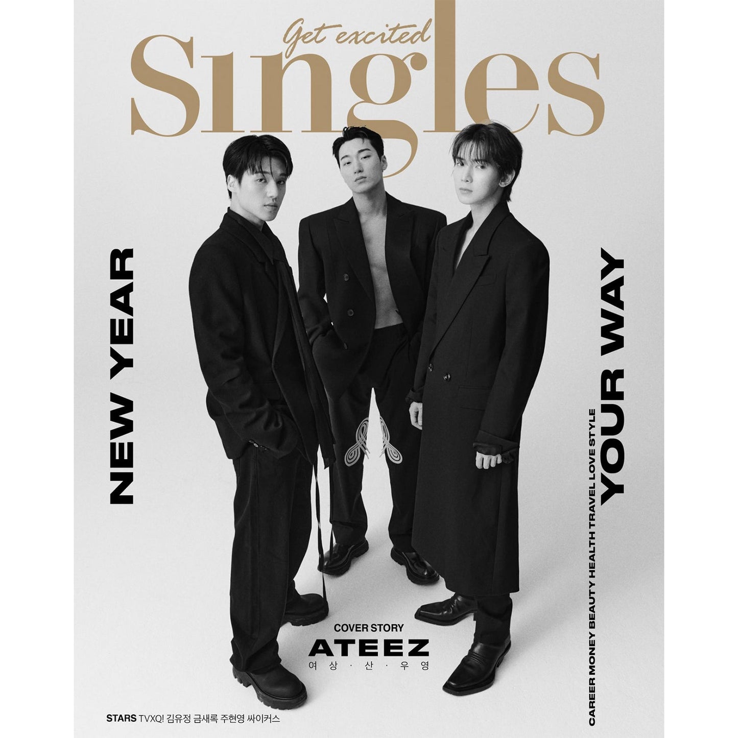 SINGLES 'JANUARY 2024 - ATEEZ' A VERSION COVER