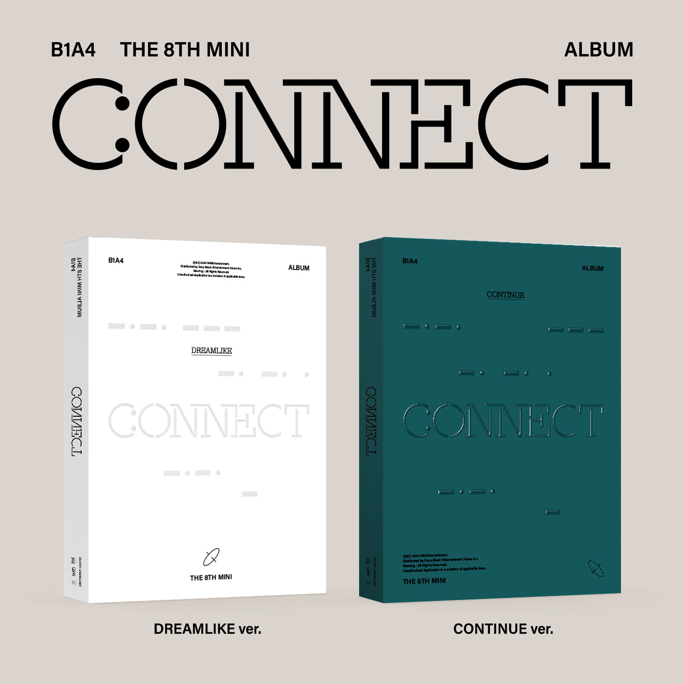 B1A4 8TH MINI ALBUM 'CONNECT' SET COVER