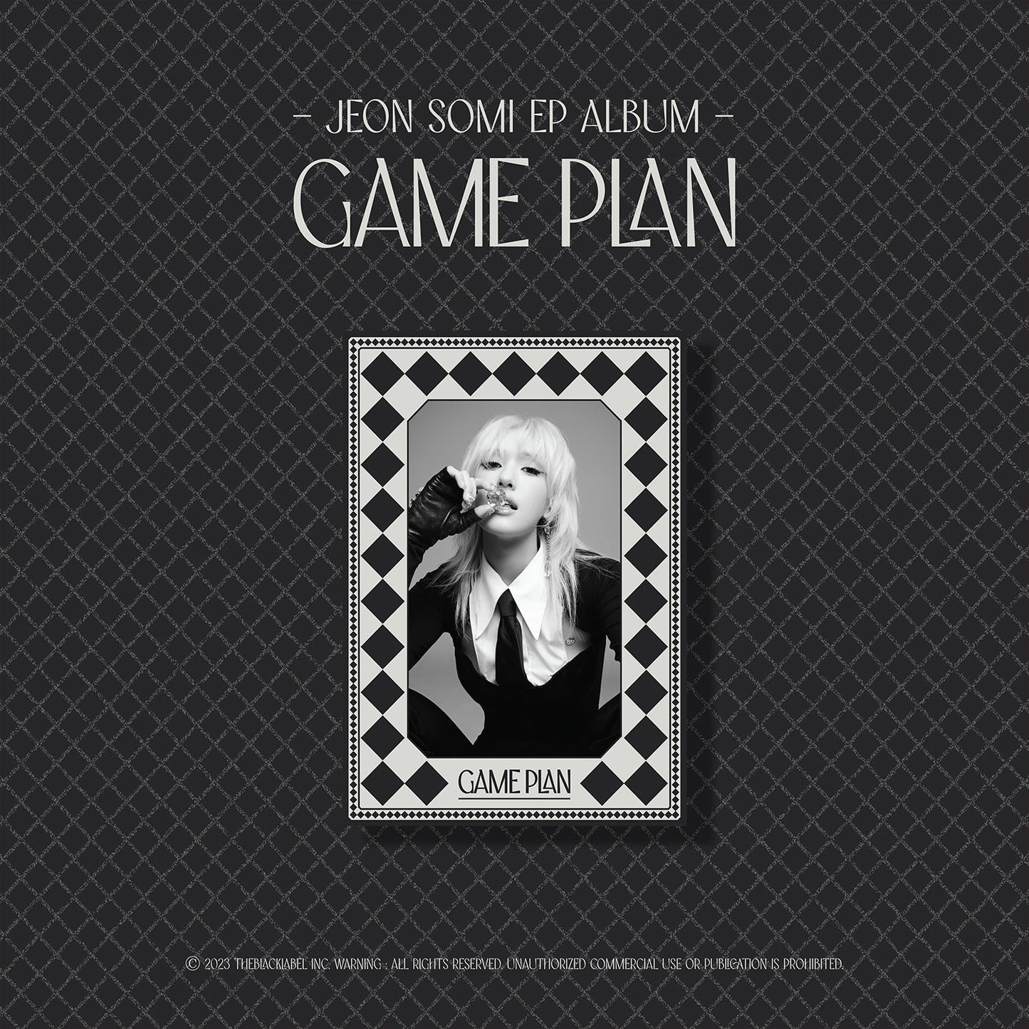 JEON SOMI EP ALBUM 'GAME PLAN' (NEMO) BLACK VERSION COVER