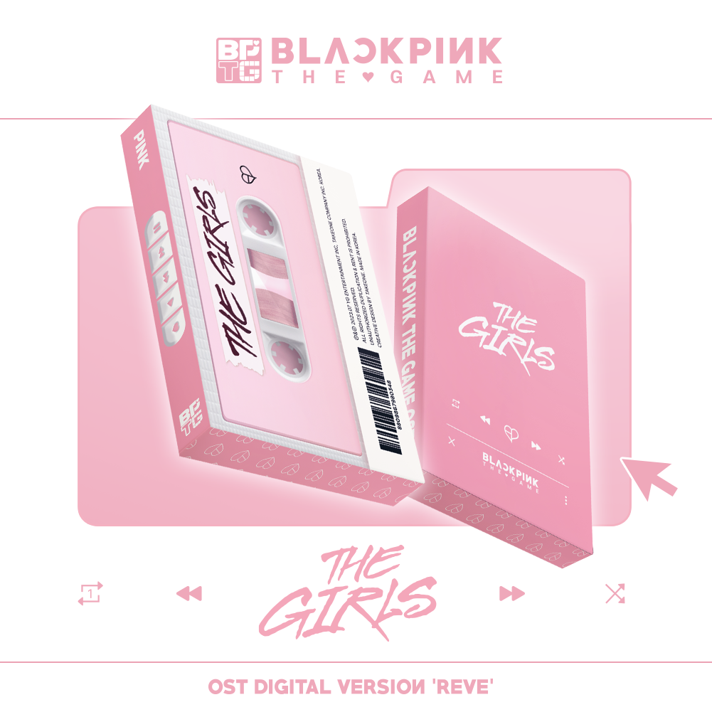BLACKPINK THE GAME O.S.T. (REVE) PINK VERSION COVER