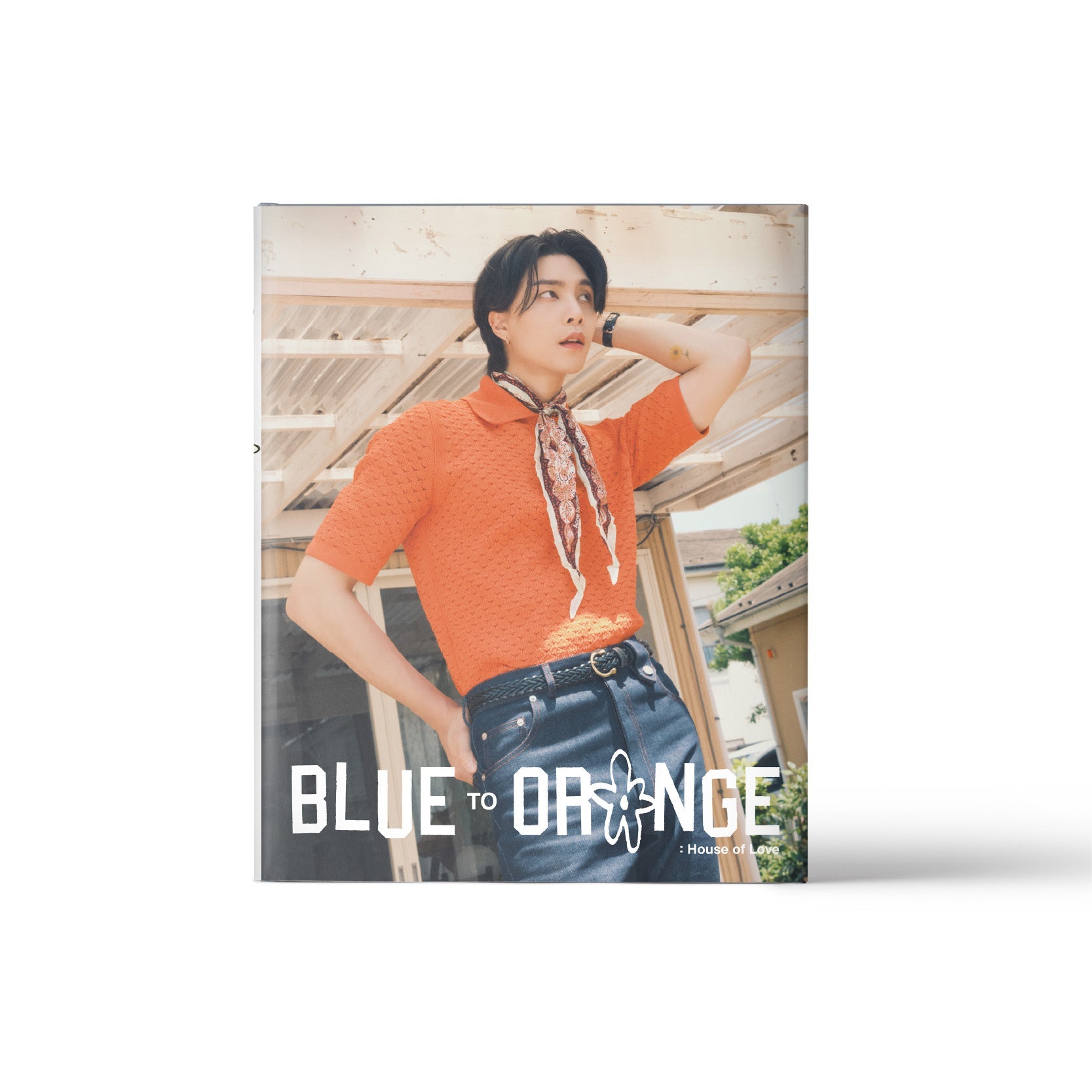 NCT 127 PHOTOBOOK 'BLUE TO ORANGE : HOUSE OF LOVE' JOHNNY VERSION COVER