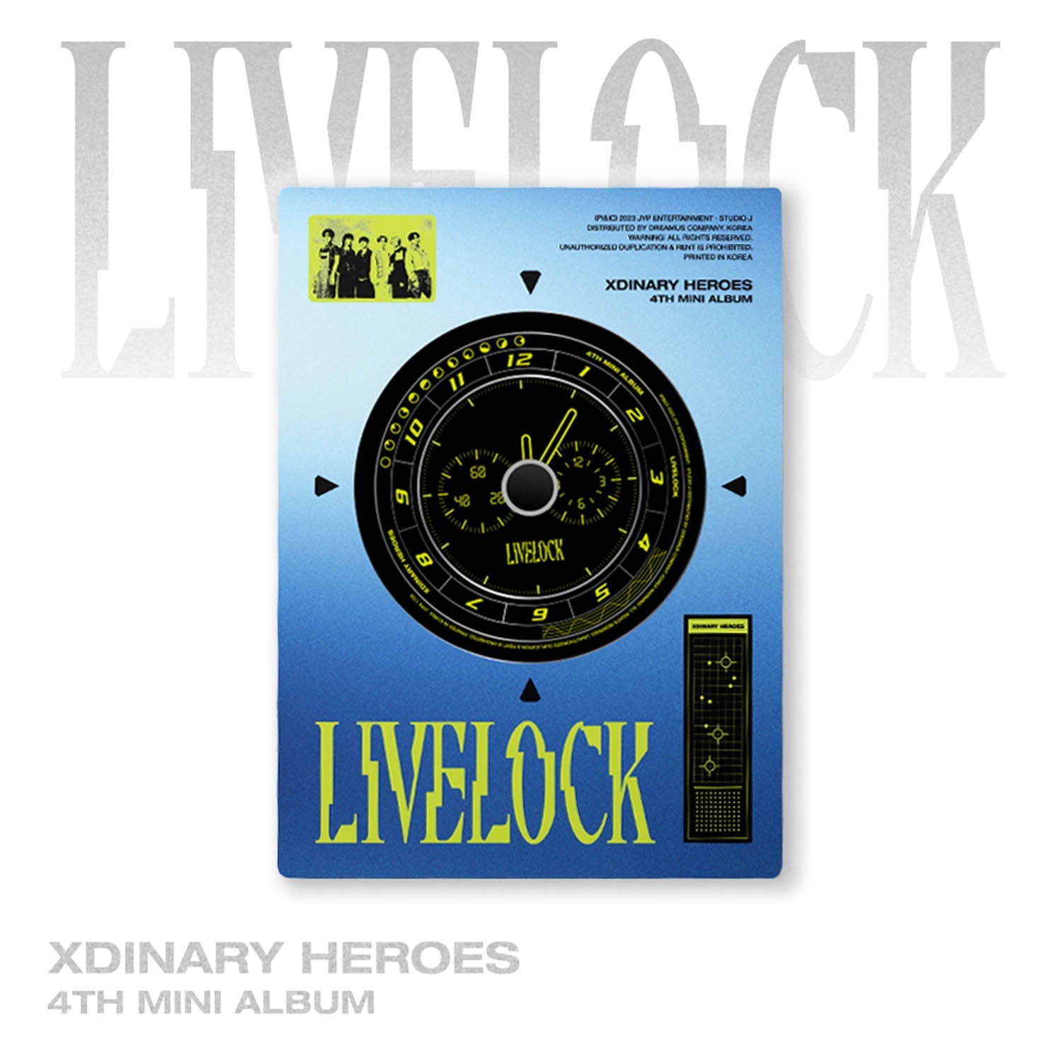 XDINARY HEROES 4TH MINI ALBUM 'LIVELOCK' B VERSION COVER