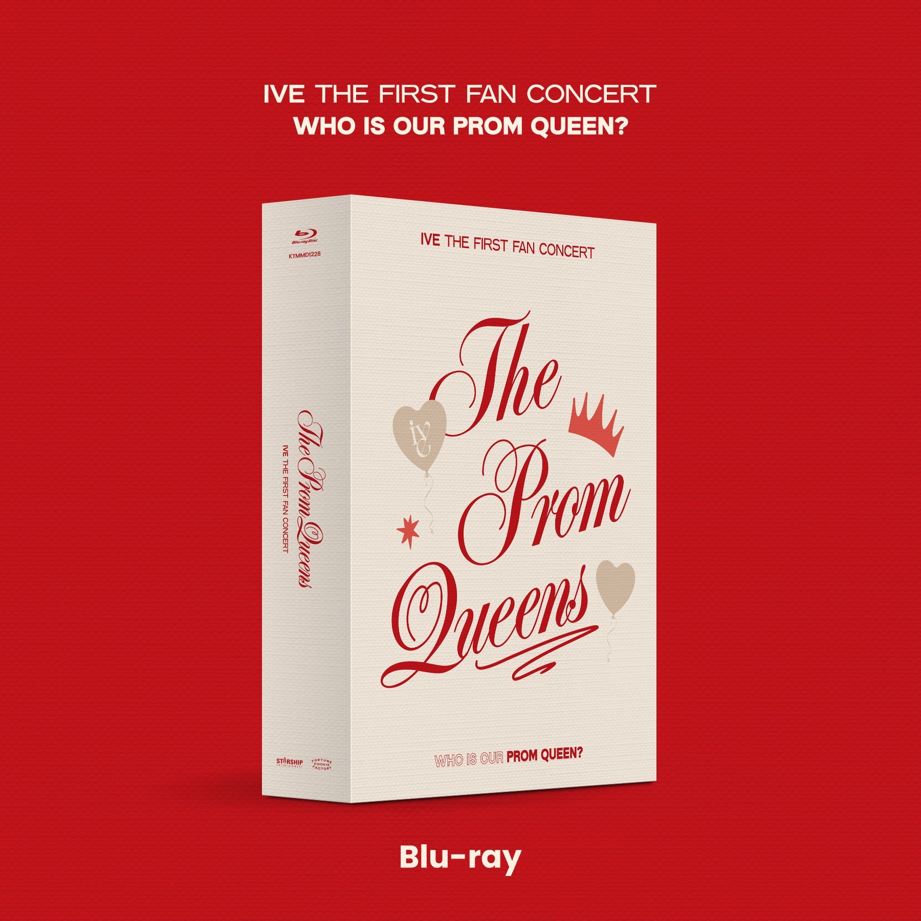 IVE THE FIRST FAN CONCERT 'THE PROM QUEENS' (BLU-RAY) COVER