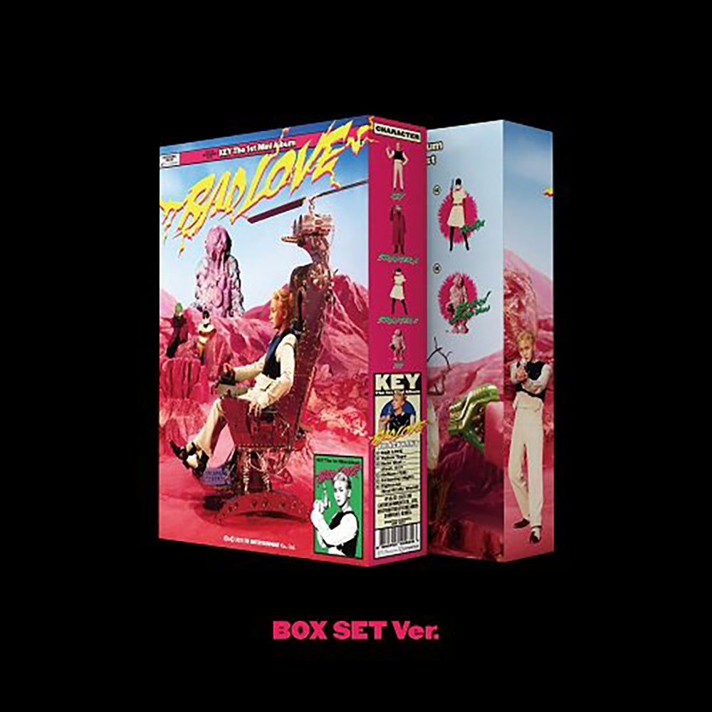 KEY (SHINEE) 1ST MINI ALBUM 'BAD LOVE' Box Set Cover