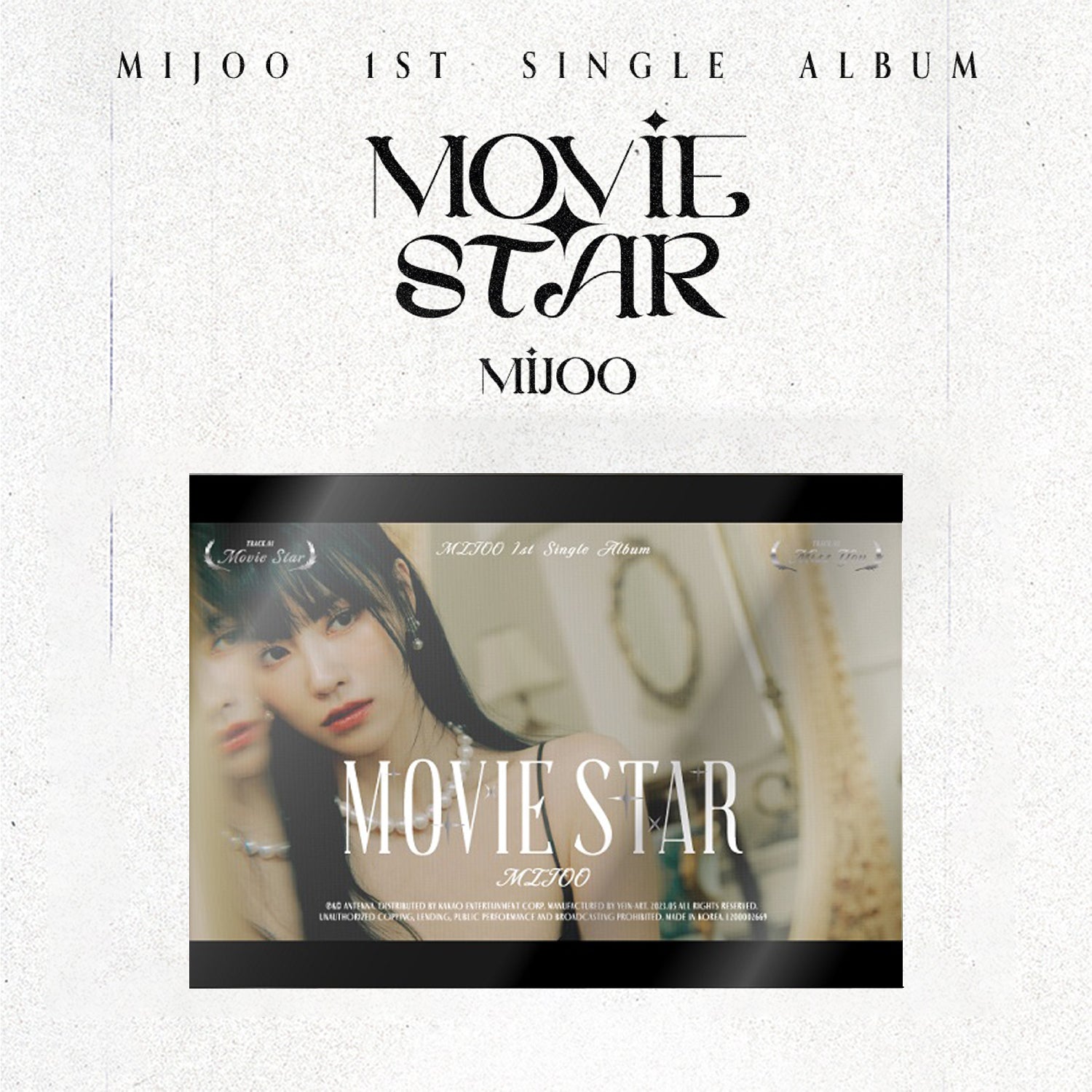MIJOO 1ST SINGLE ALBUM 'MOVIE STAR' CLASSIC VERSION COVER