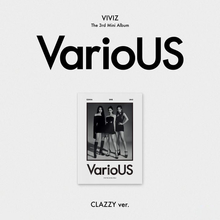 VIVIZ 3RD MINI ALBUM 'VARIOUS' (PHOTOBOOK) CLAZZY VERSION COVER