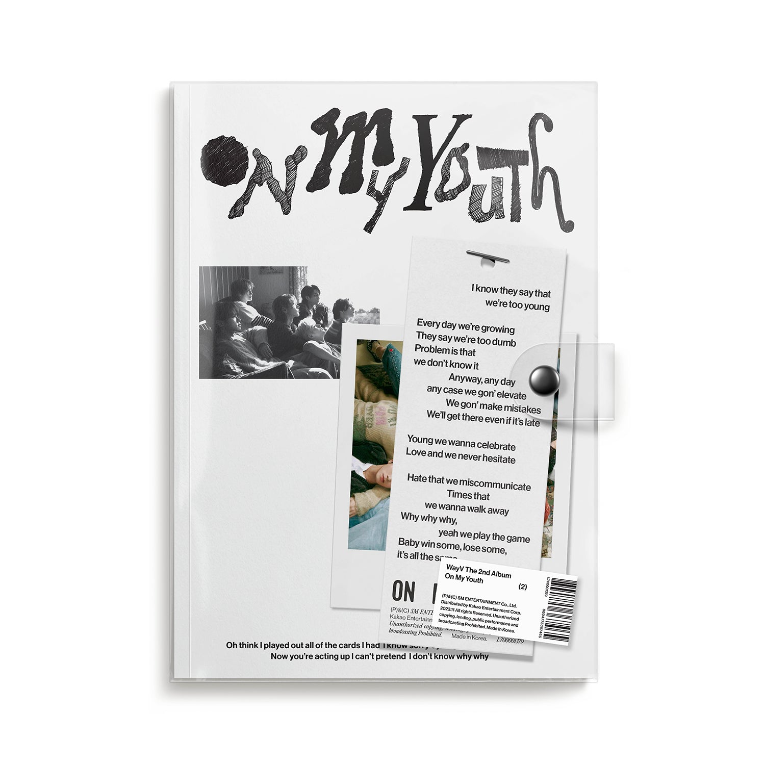 WAYV 2ND ALBUM 'ON MY YOUTH' (DIARY) COVER