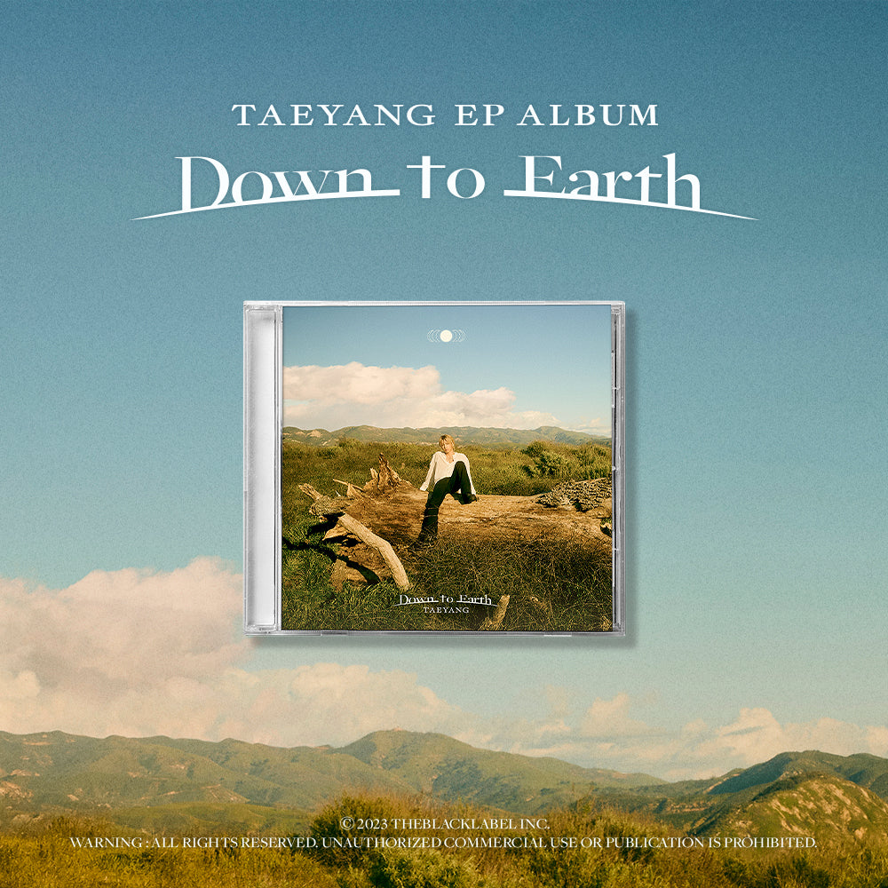 TAEYANG EP ALBUM 'DOWN TO EARTH' COVER