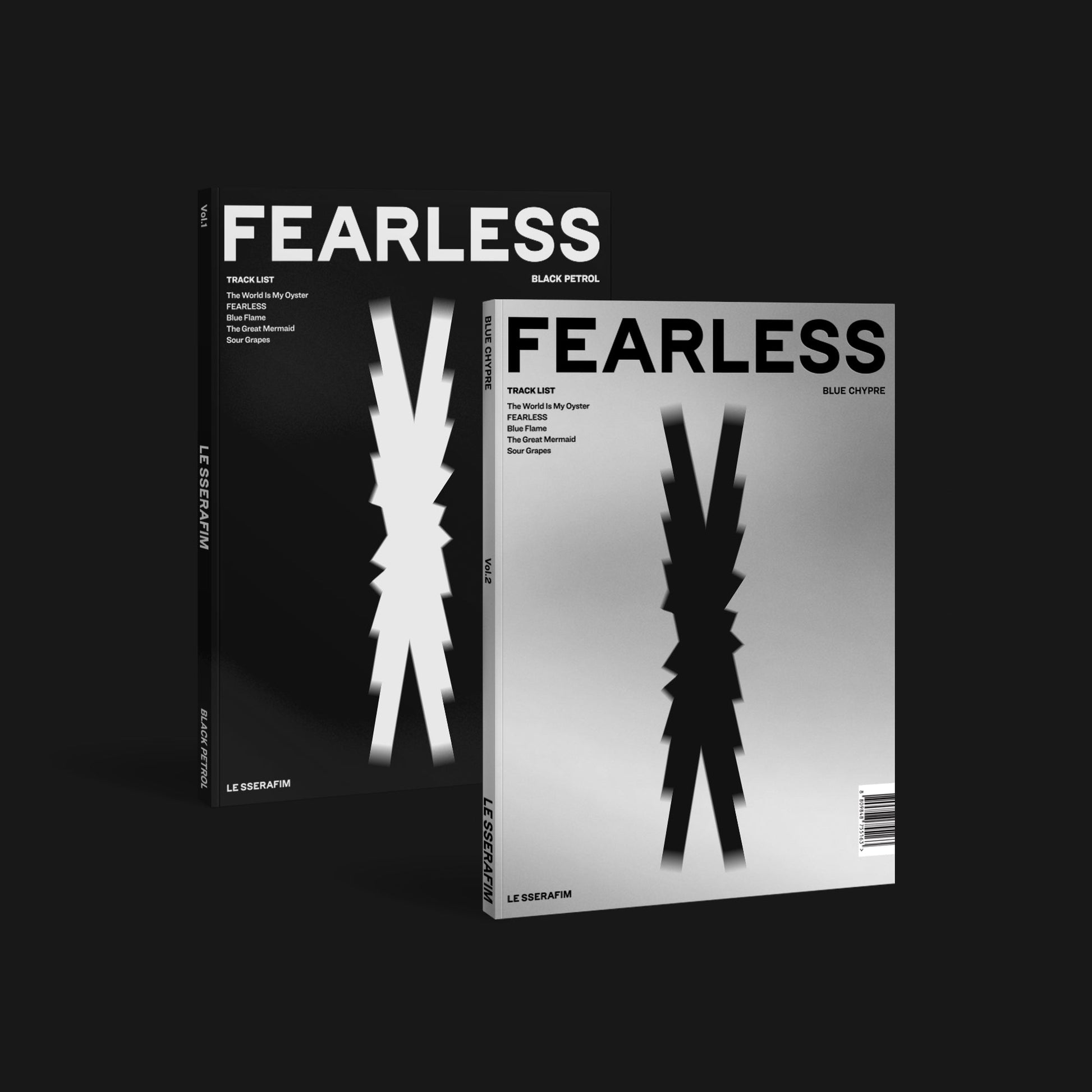 LE SSERAFIM 1ST MINI ALBUM 'FEARLESS' COVER