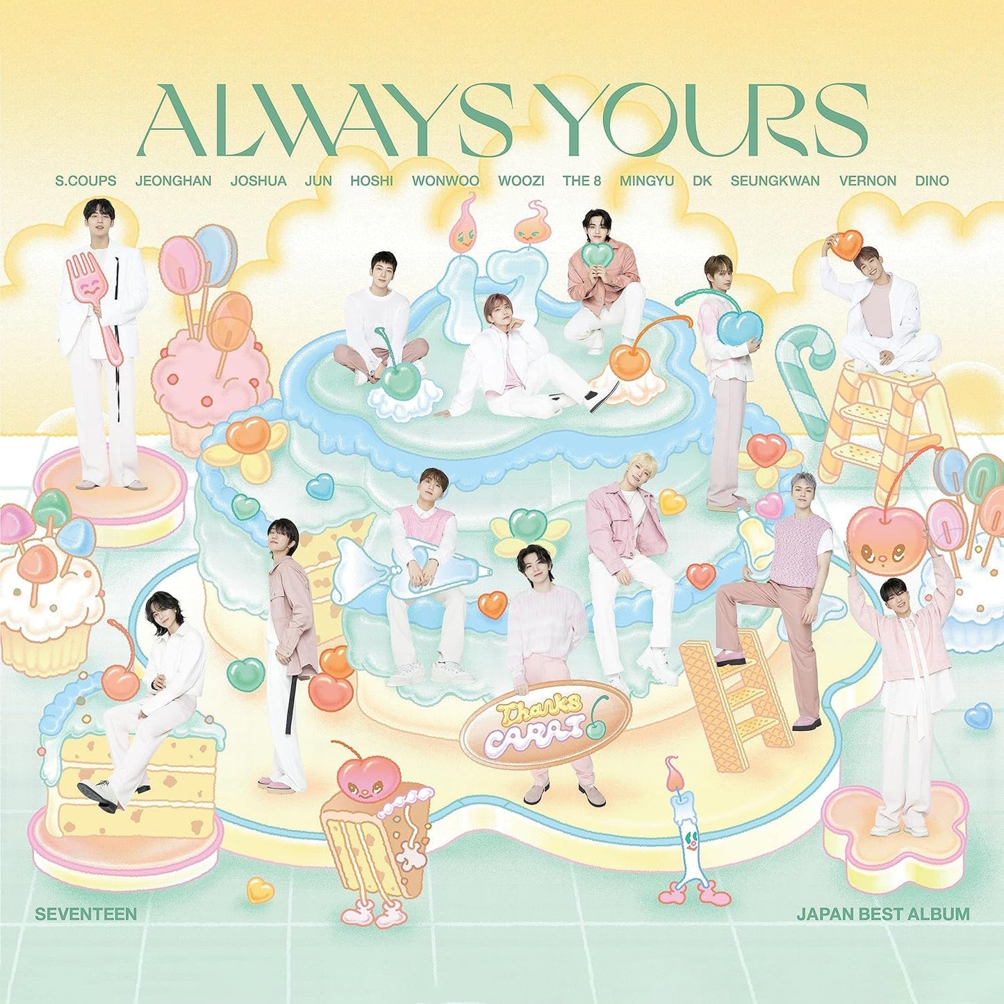 SEVENTEEN JAPAN BEST ALBUM 'ALWAYS YOURS' (LIMITED) C VERSION COVER
