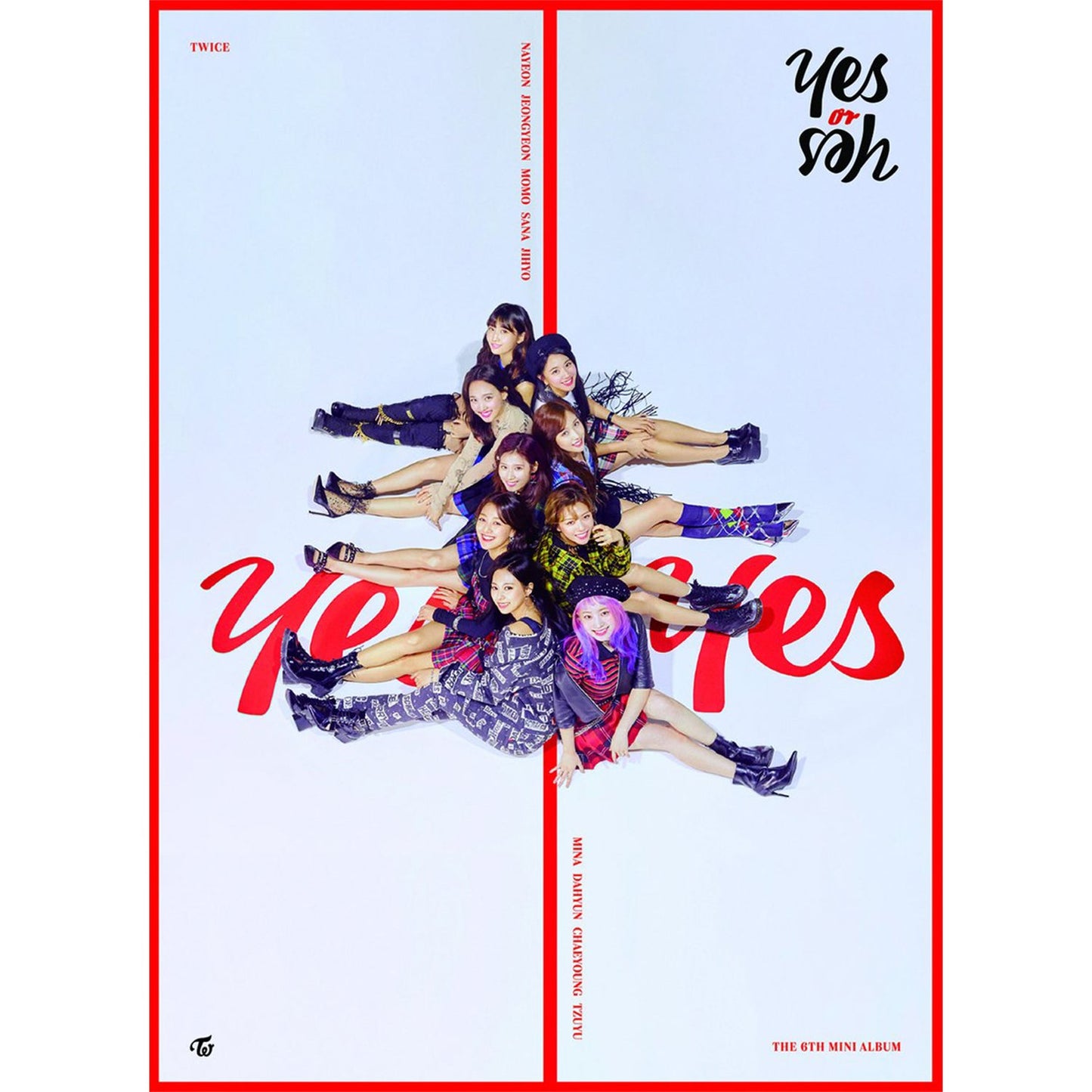 TWICE 6TH MINI ALBUM 'YES OR YES' C VERSION COVER