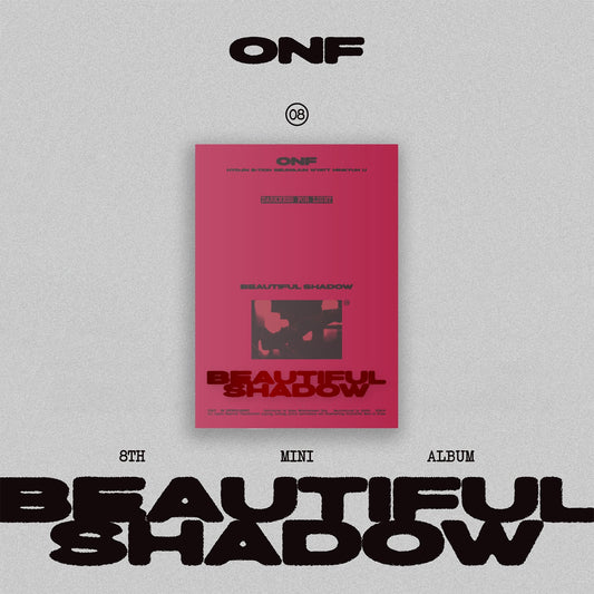 ONF 8TH MINI ALBUM 'BEAUTIFUL SHADOW' DARKNESS FOR LIGHT VERSION COVER