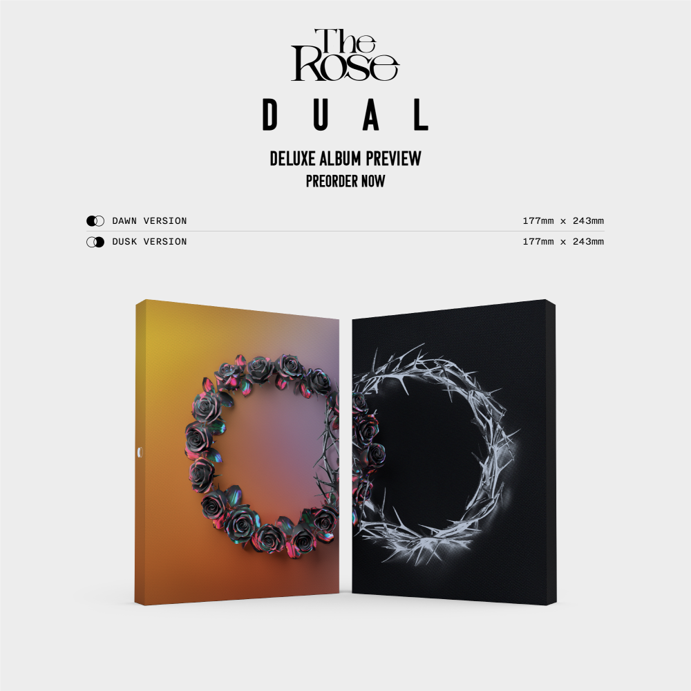 THE ROSE 2ND ALBUM 'DUAL' (DELUXE BOX) SET COVER