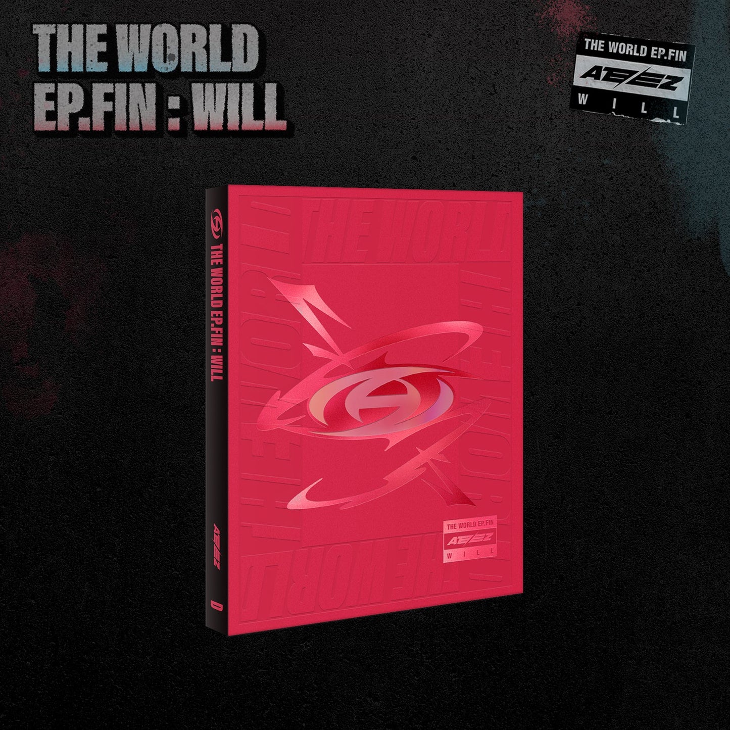 ATEEZ ALBUM 'THE WORLD EP.FIN : WILL' DIARY VERSION COVER
