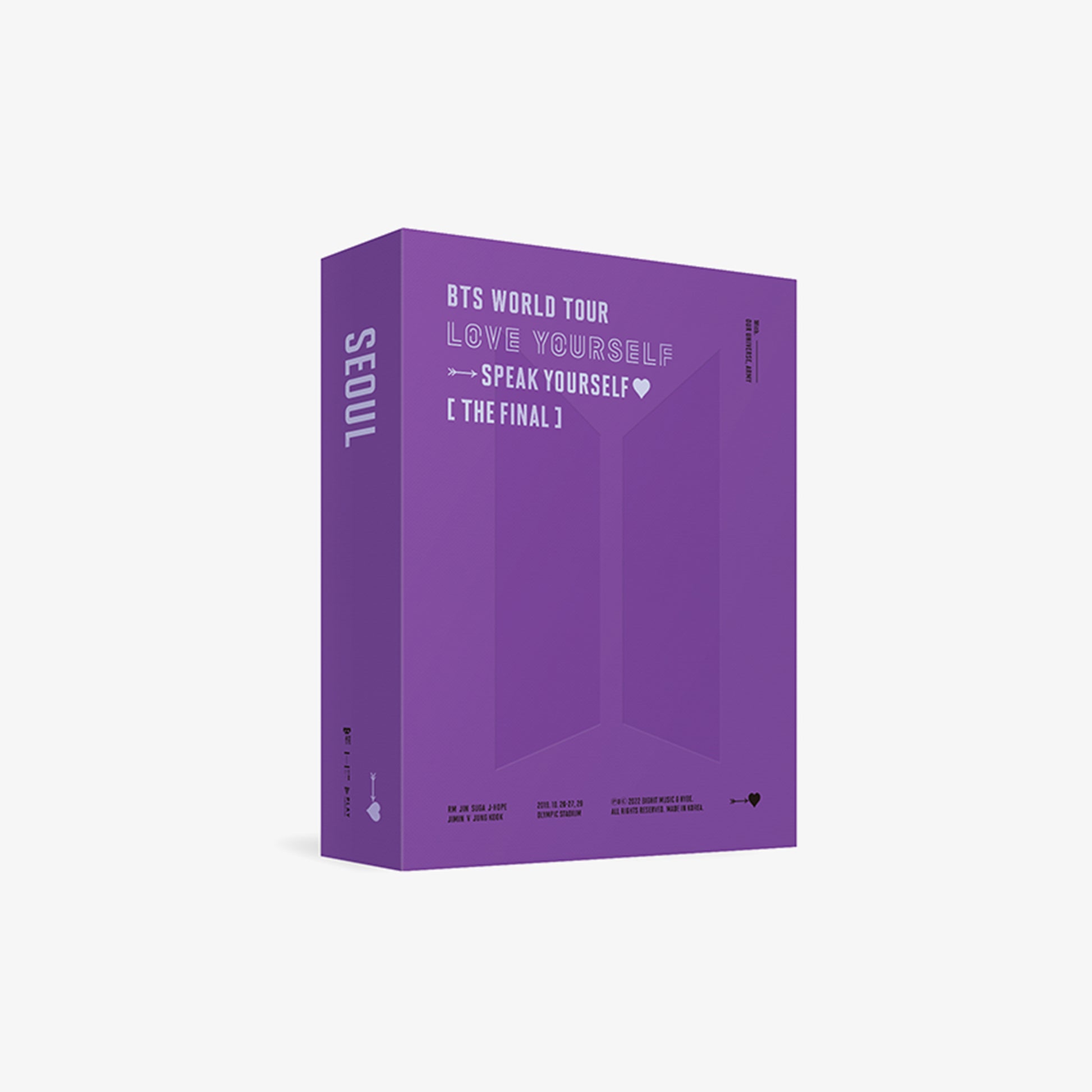 BTS WORLD TOUR LOVE YOURSELF 'SPEAK YOURSELF♥' [THE FINAL] (DIGITAL CODE) COVER