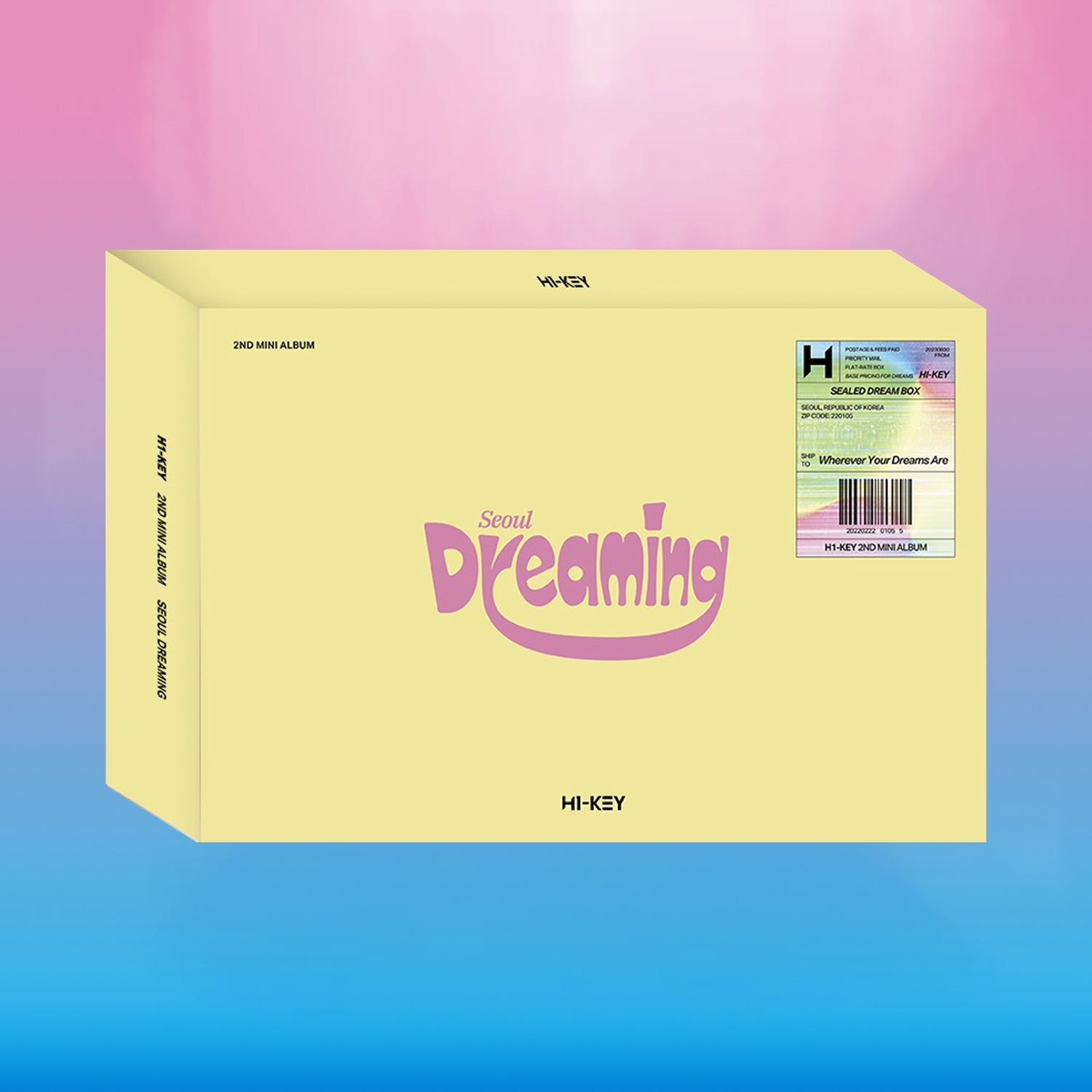 H1-KEY 2ND MINI ALBUM 'SEOUL DREAMING' DREAMING VERSION COVER