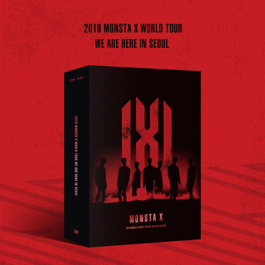 MONSTA X '2019 WORLD TOUR WE ARE HERE IN SEOUL' DVD + POSTER - KPOP REPUBLIC