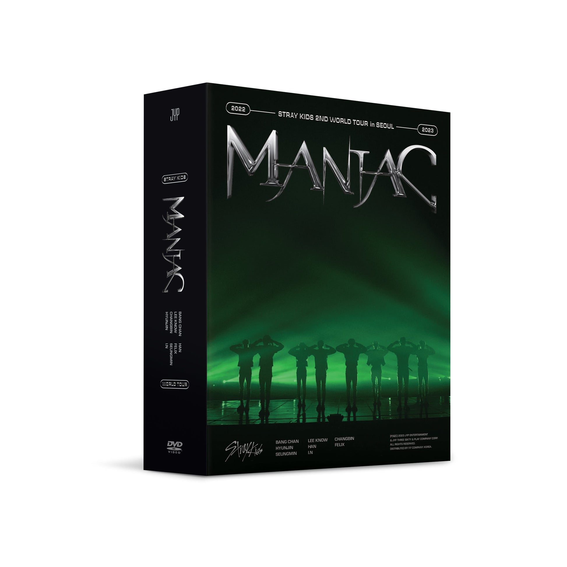STRAY KIDS 2ND WORLD TOUR IN SEOUL 'MANIAC' (DVD) COVER