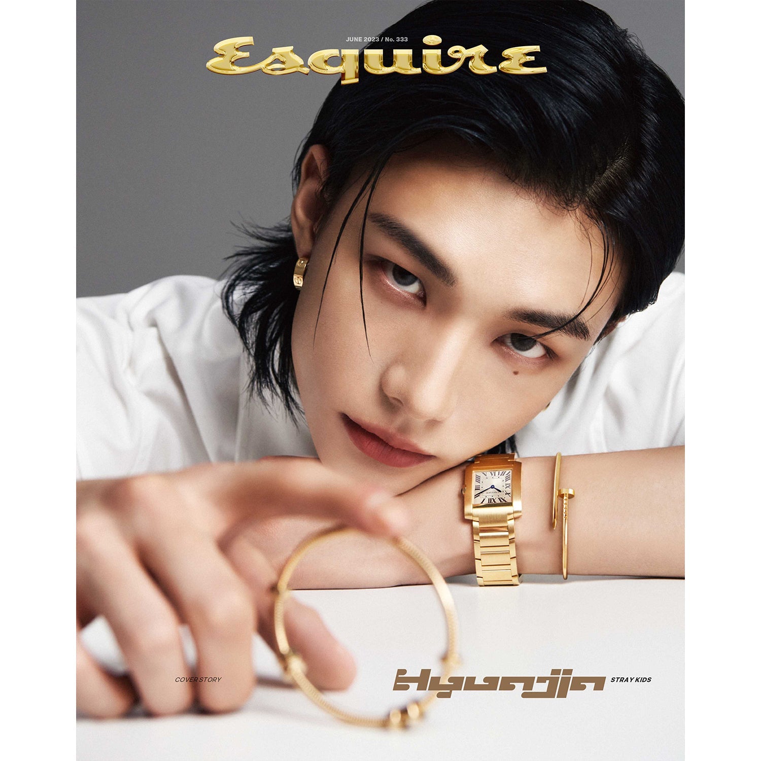 ESQUIRE 'JUNE 2023 - HYUNJIN (STRAY KIDS)' D VERSION COVER