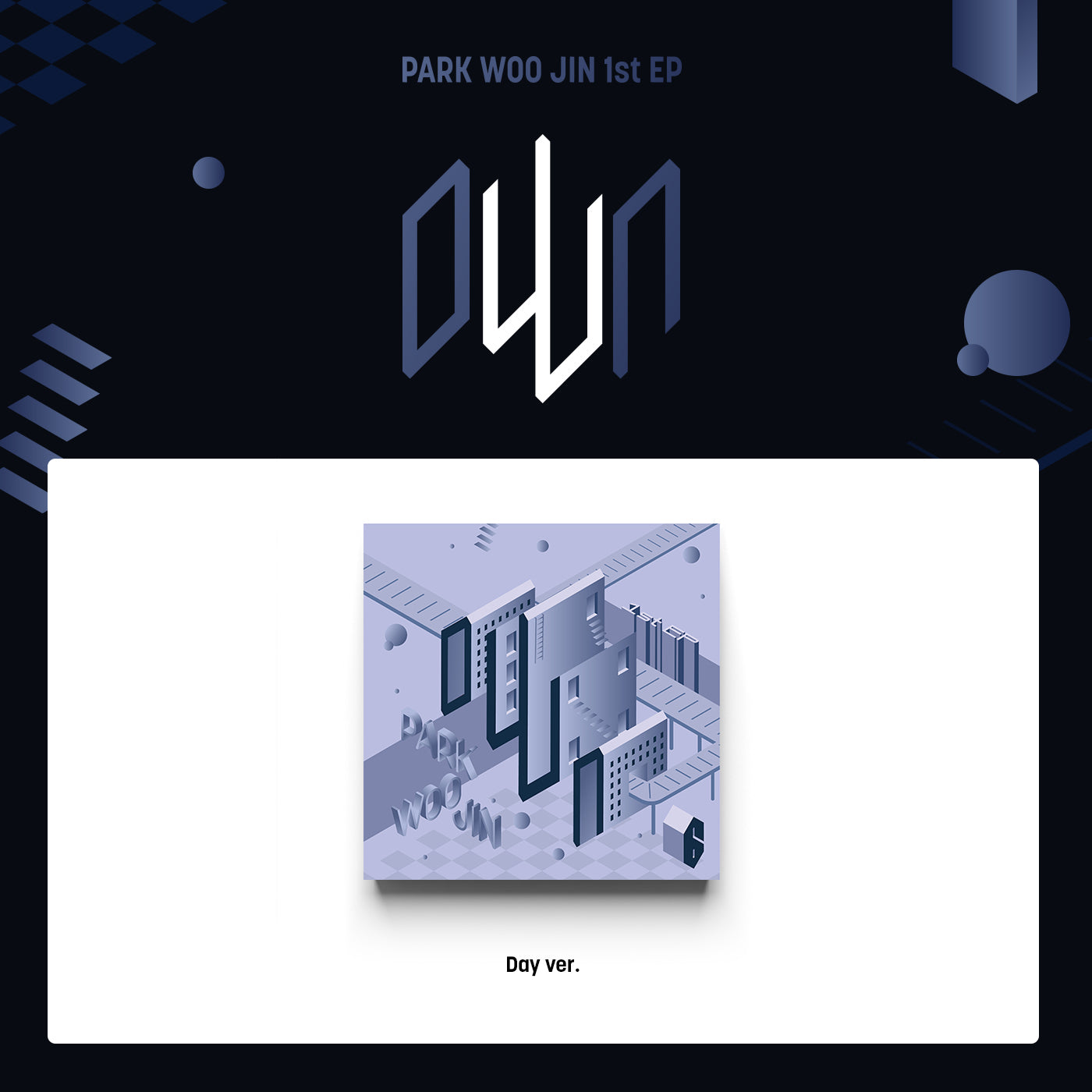 PARK WOO JIN (AB6IX) 1ST EP ALBUM 'OWN' DAY VERSION COVER